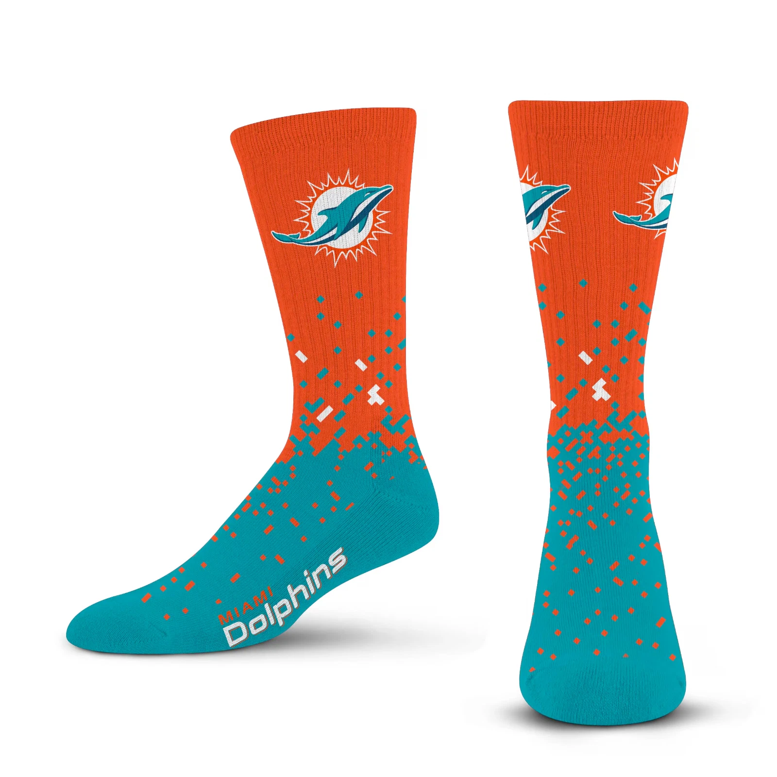 Miami Football Team Dolphins Socks