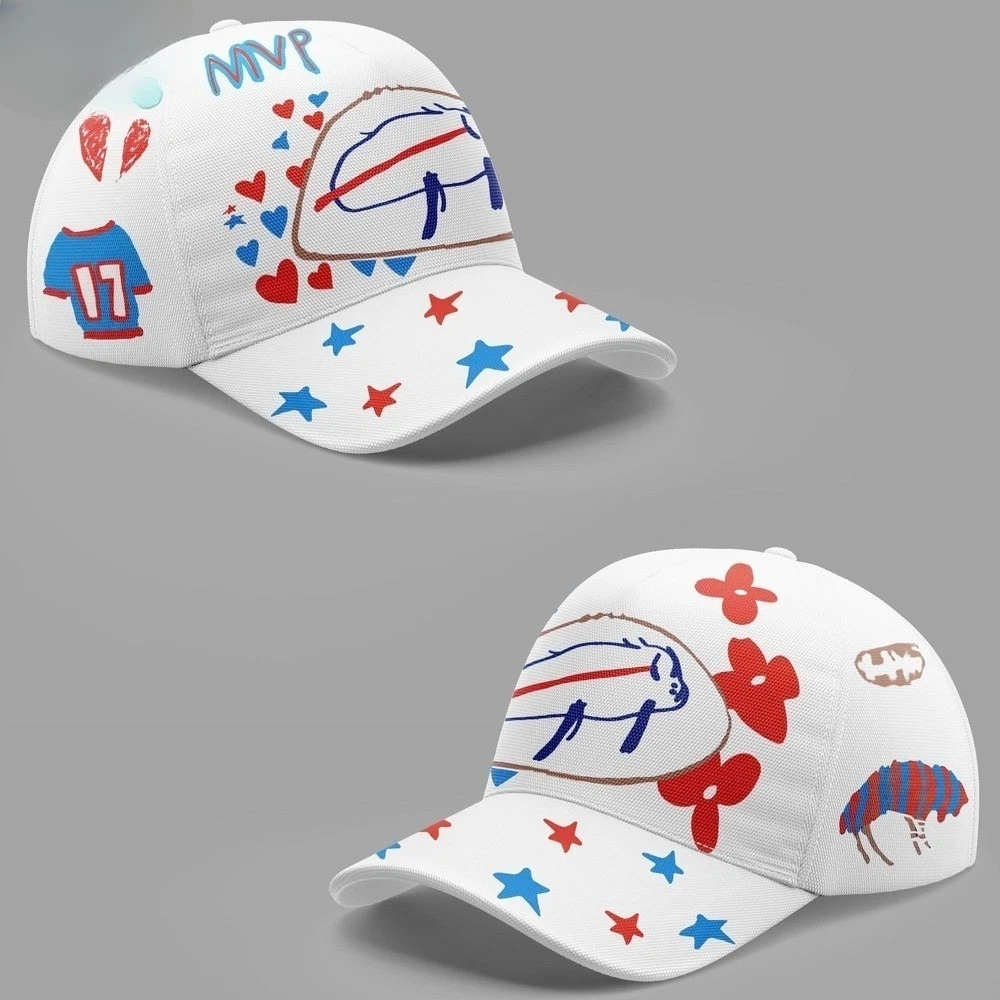 Bills 2026 “Billustration” White Cap
