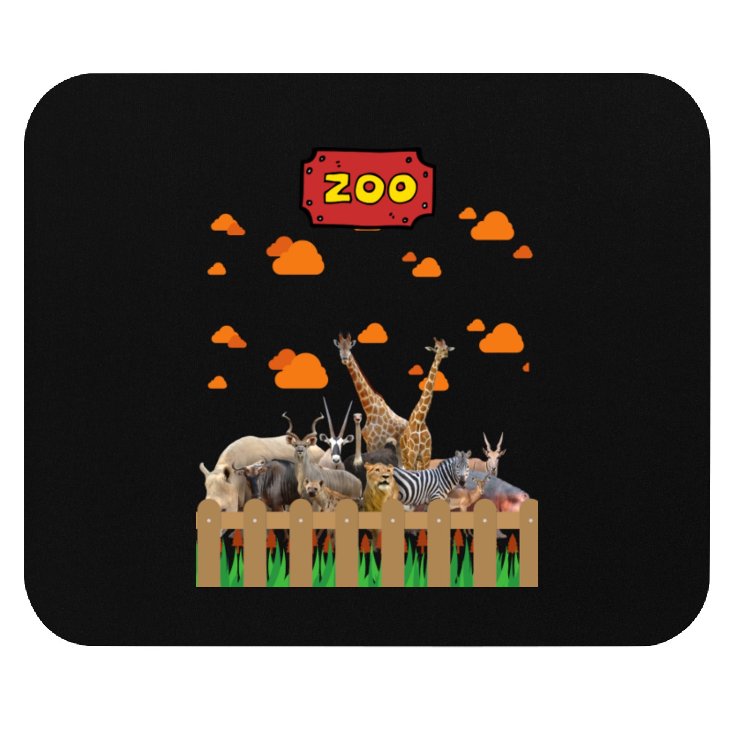 The zoo Mouse Pads design