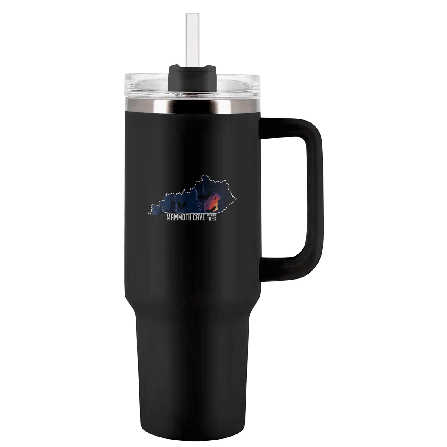 Mammoth National Kentucky Souvenir Tumblers 40 Oz With Handle