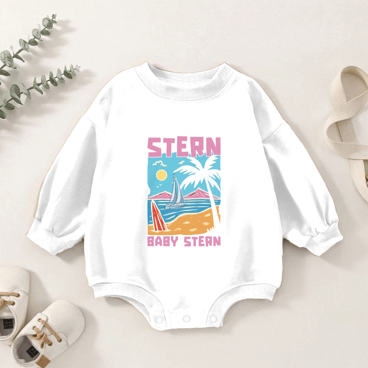 Sailing Anchor Sailboat Sailor Baby Romper Sweatshirts