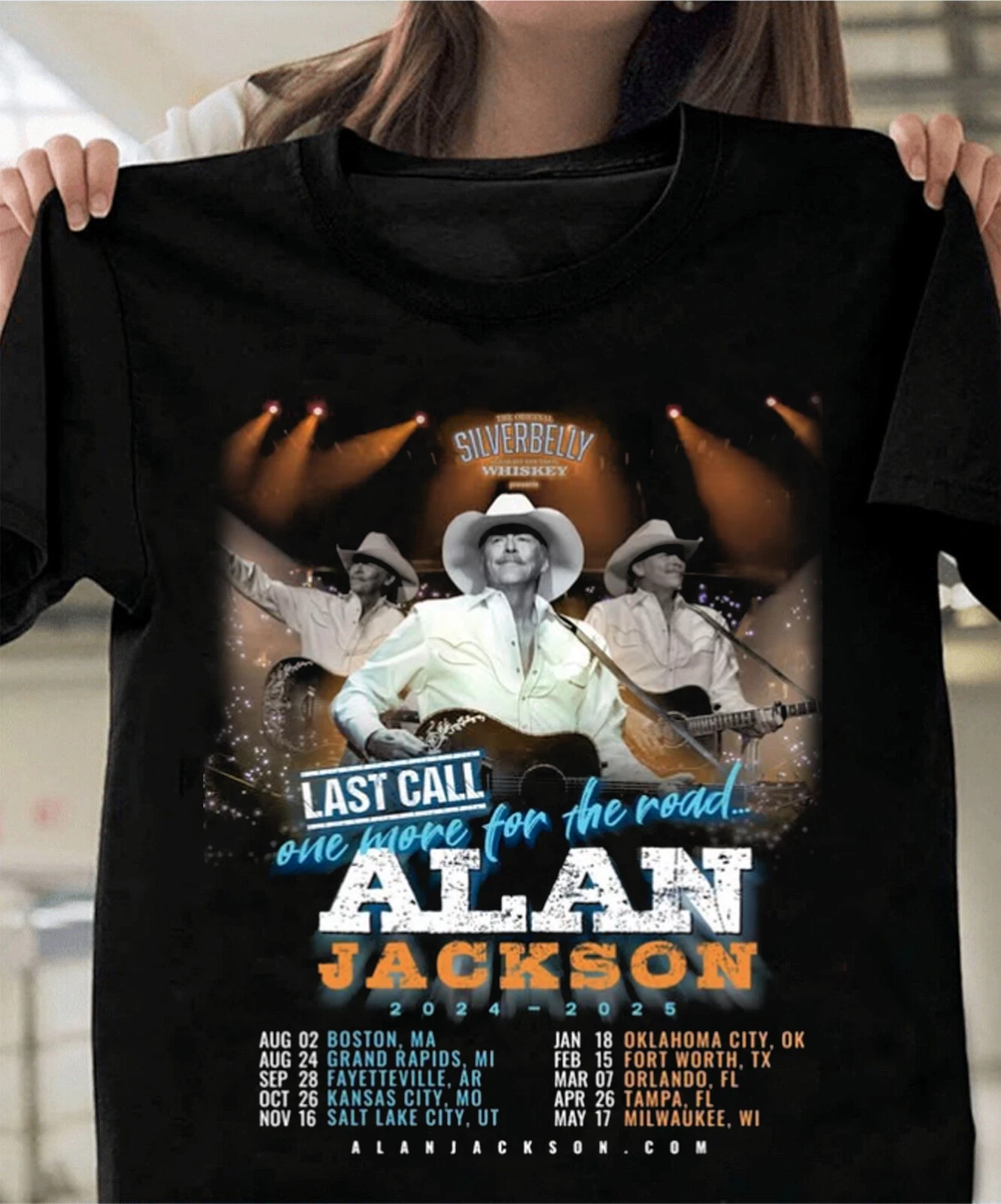 Popular Alan Jackson Tour 2025 Gift For Fan
