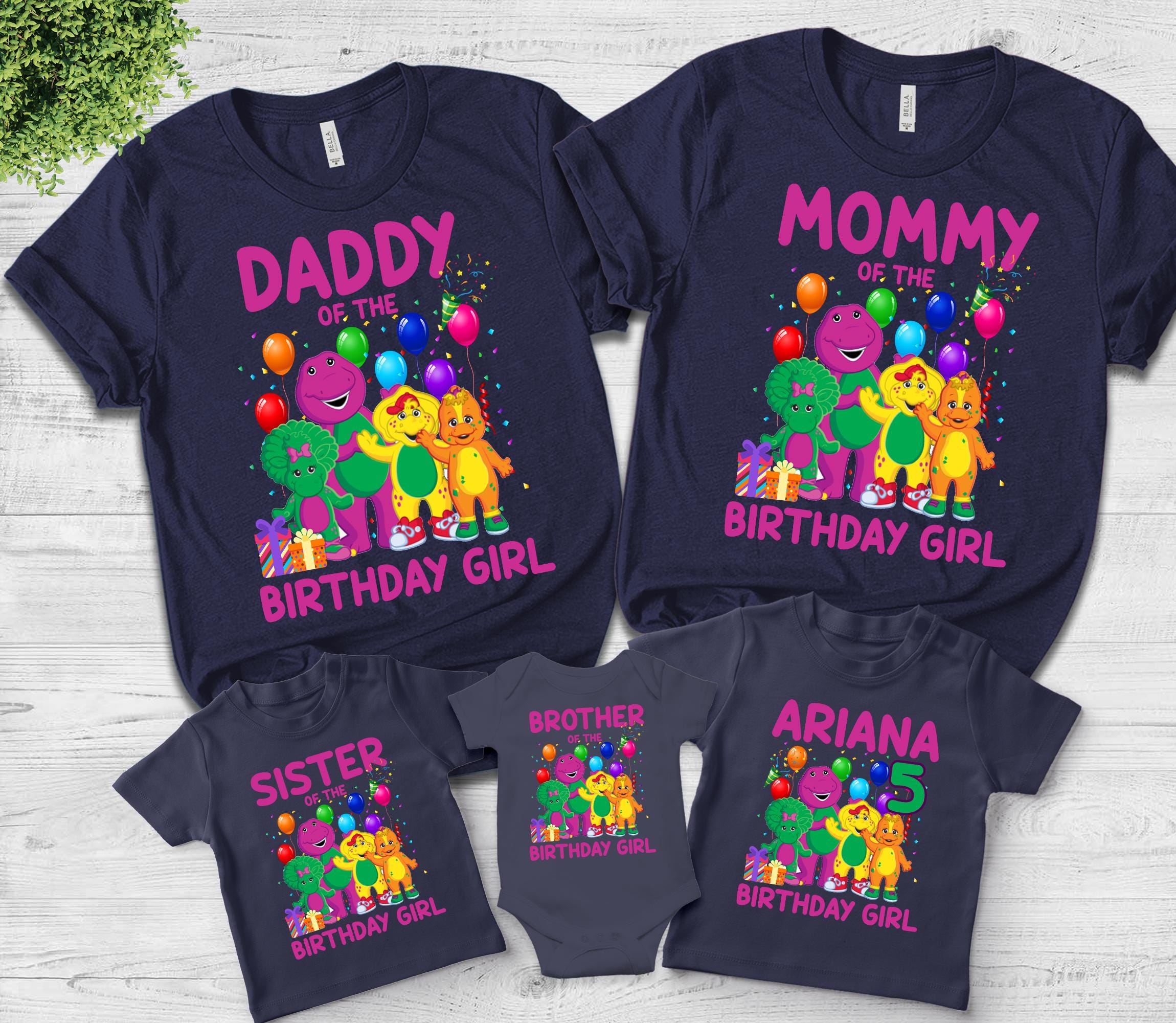 Barney Birthday Shirt,Personalized Barney Birthday Shirt,Barney Family Birthday Shirt,Barney Birthday Girl/Boy Shirt,Custom Shirt