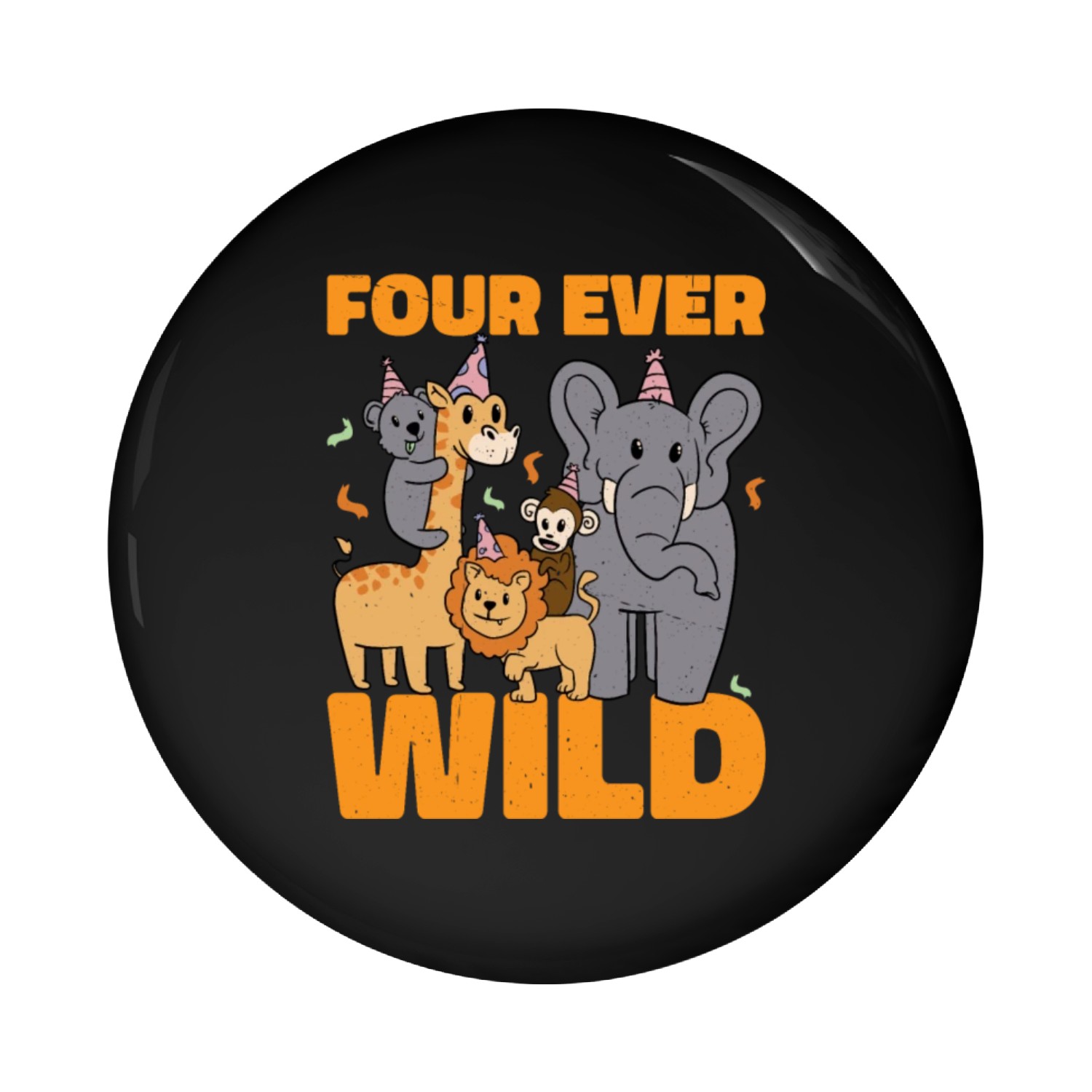 Four Ever Wild 43 Pin Buttons
