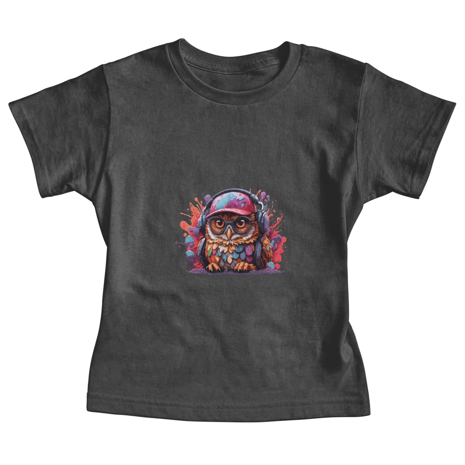 owl animal art I cool cute owl Baby Tees