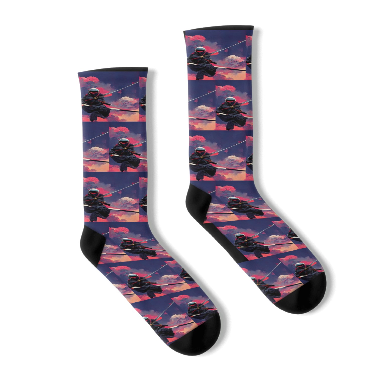 Colorful Anime Ninja Socks