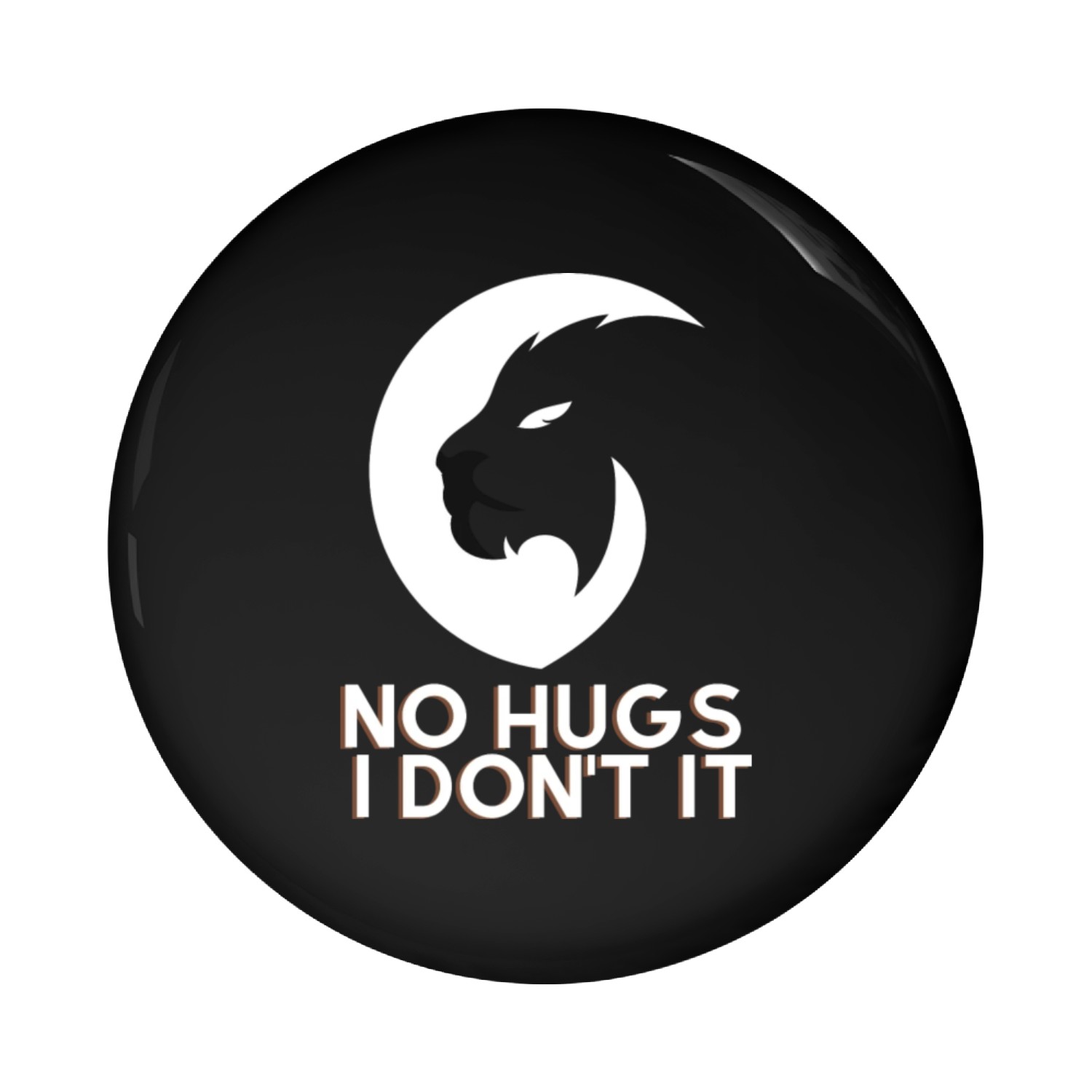 Without hugs Pin Buttons