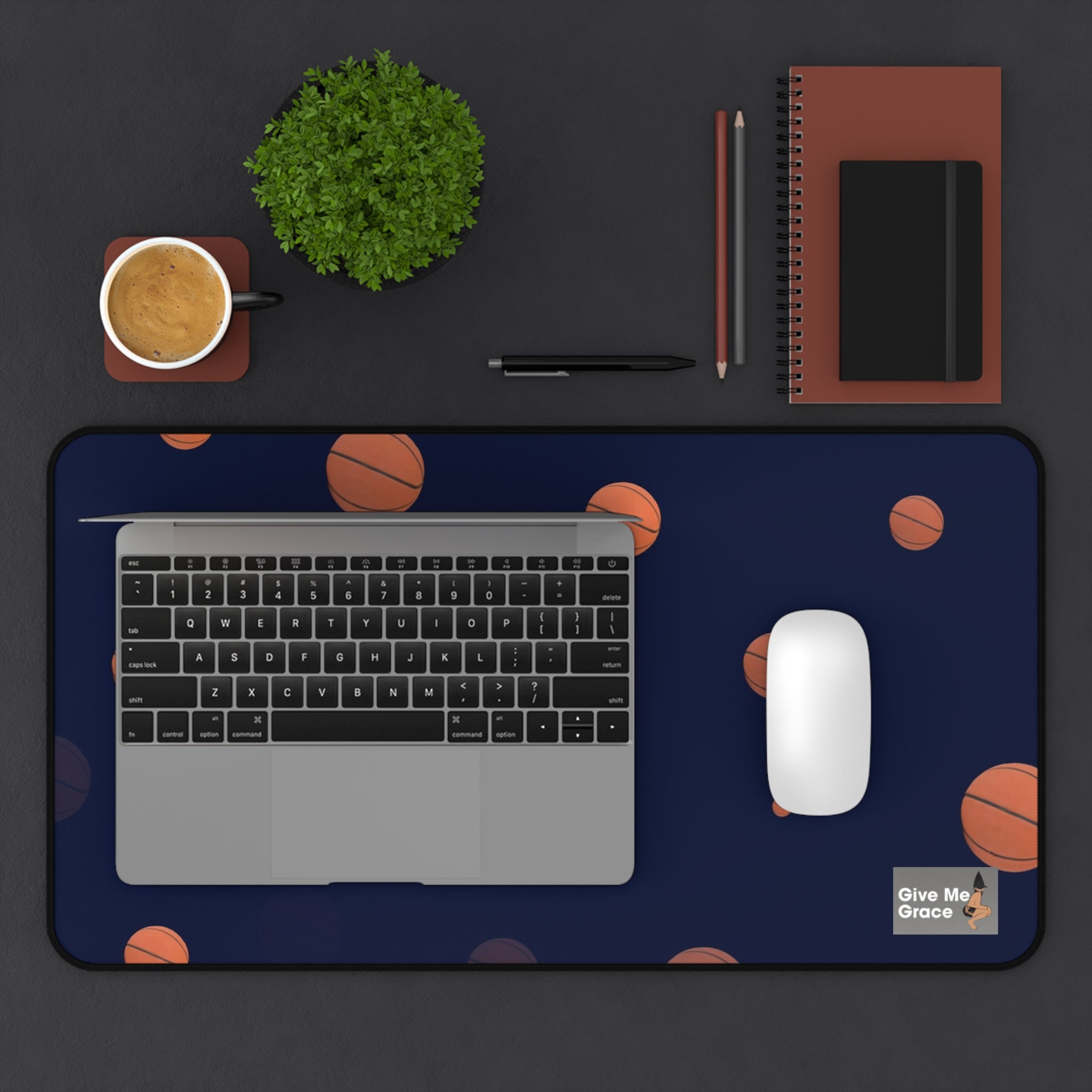 Give Me Grace's BASKETBALL Desk Mat