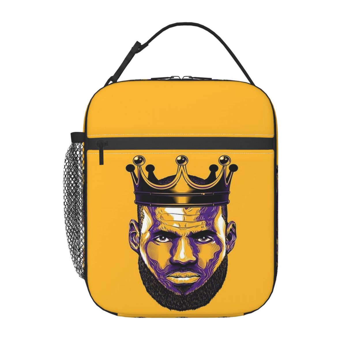 King Lebron James Insulated Kids Lunch Bag Portable Thermal Food Box