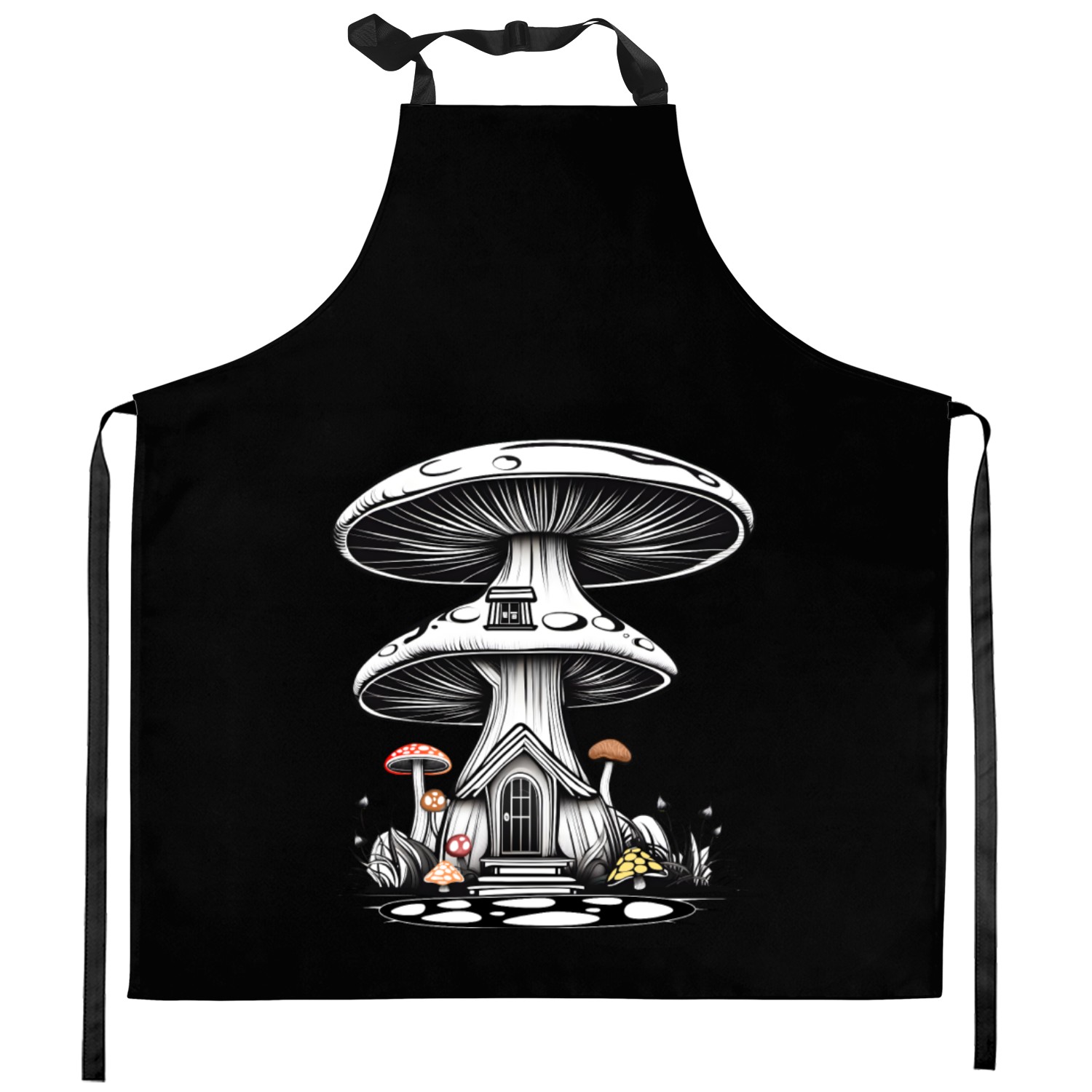 Mushroon house Kitchen Aprons
