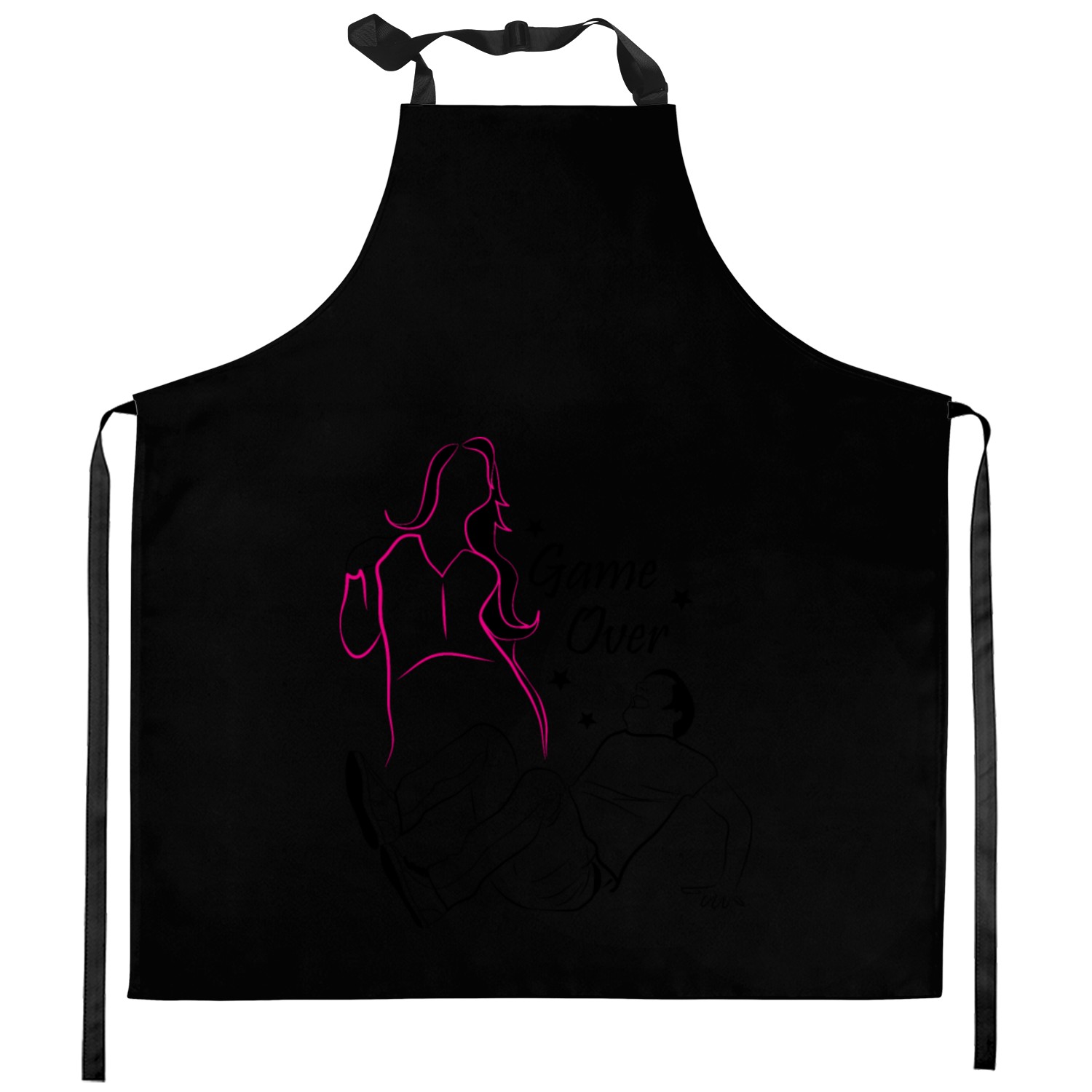 Marriage - Game Over Kitchen Aprons