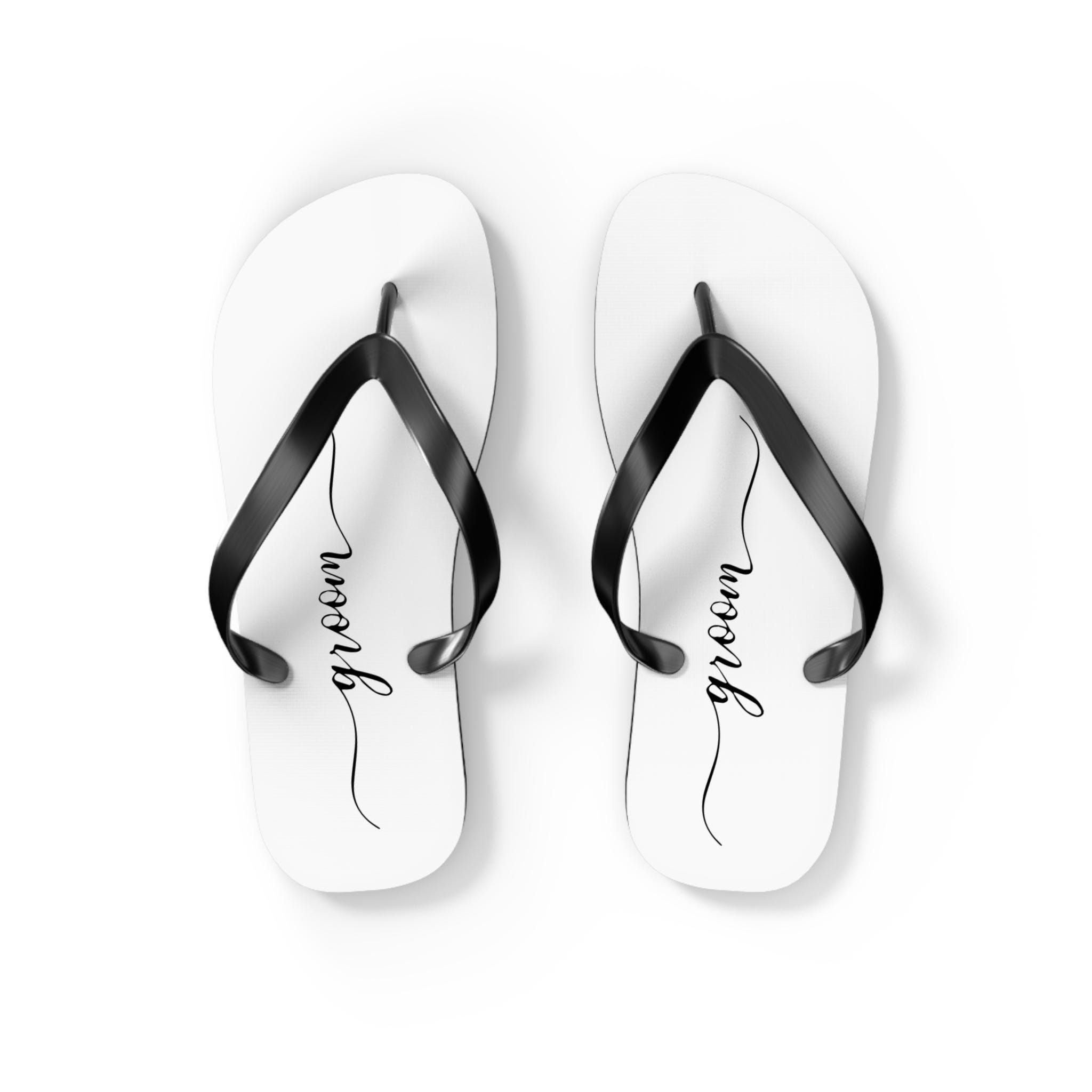 Groom flip flops