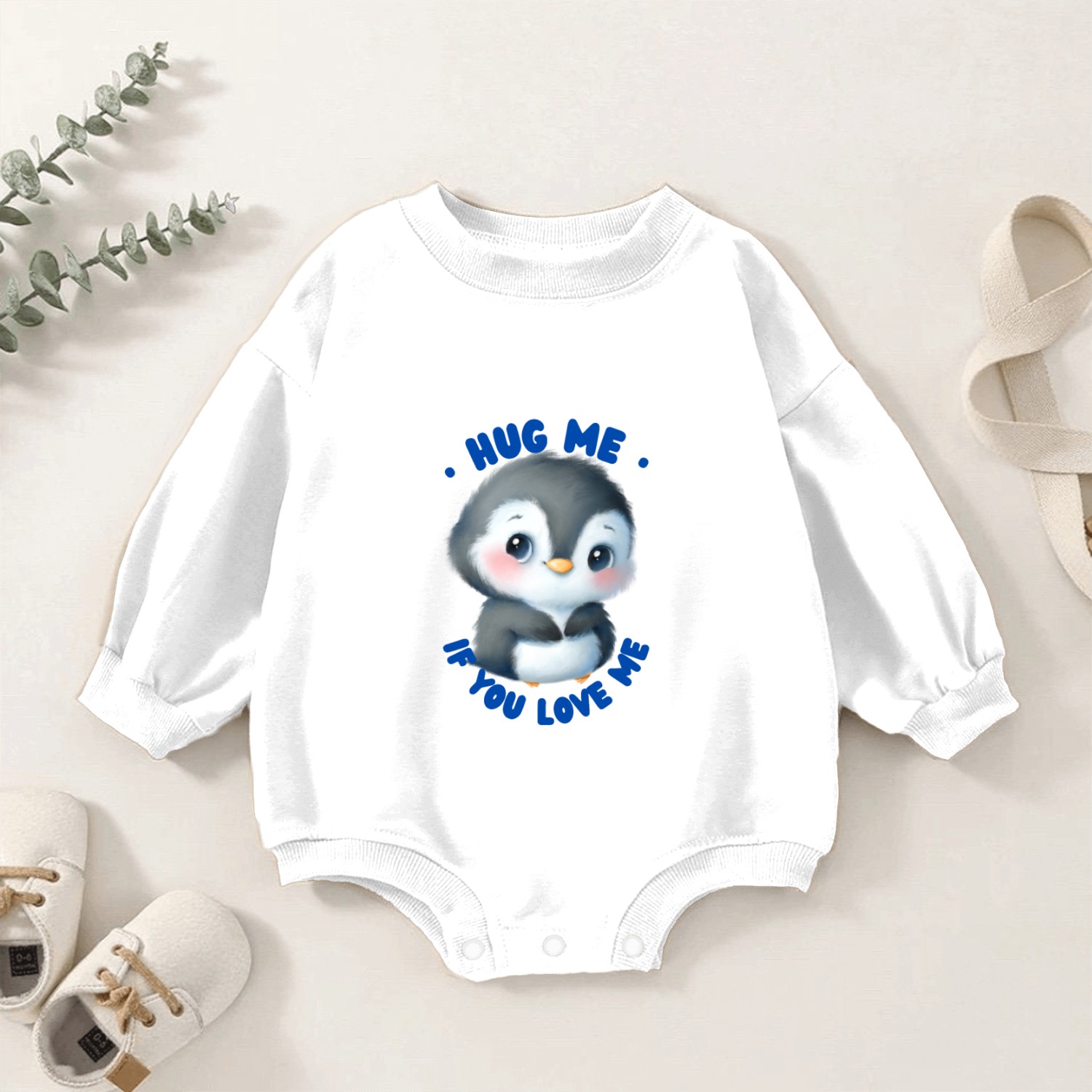 Hug Me if You Love Me Baby Romper Sweatshirts