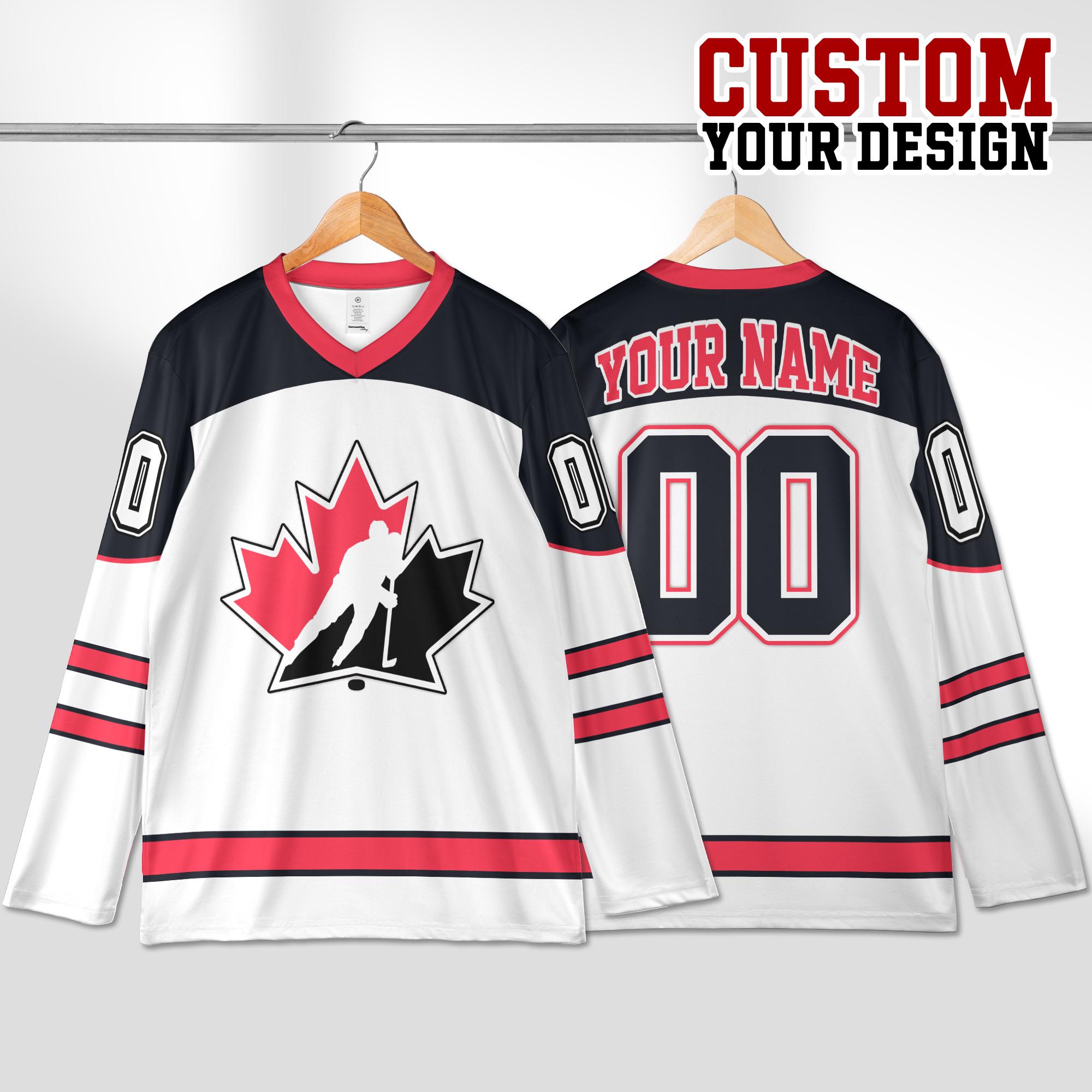 Custom 2026 Canada Hockey Jersey, Personalized Team Canada Hockey Shirt, Adult Fan Gift