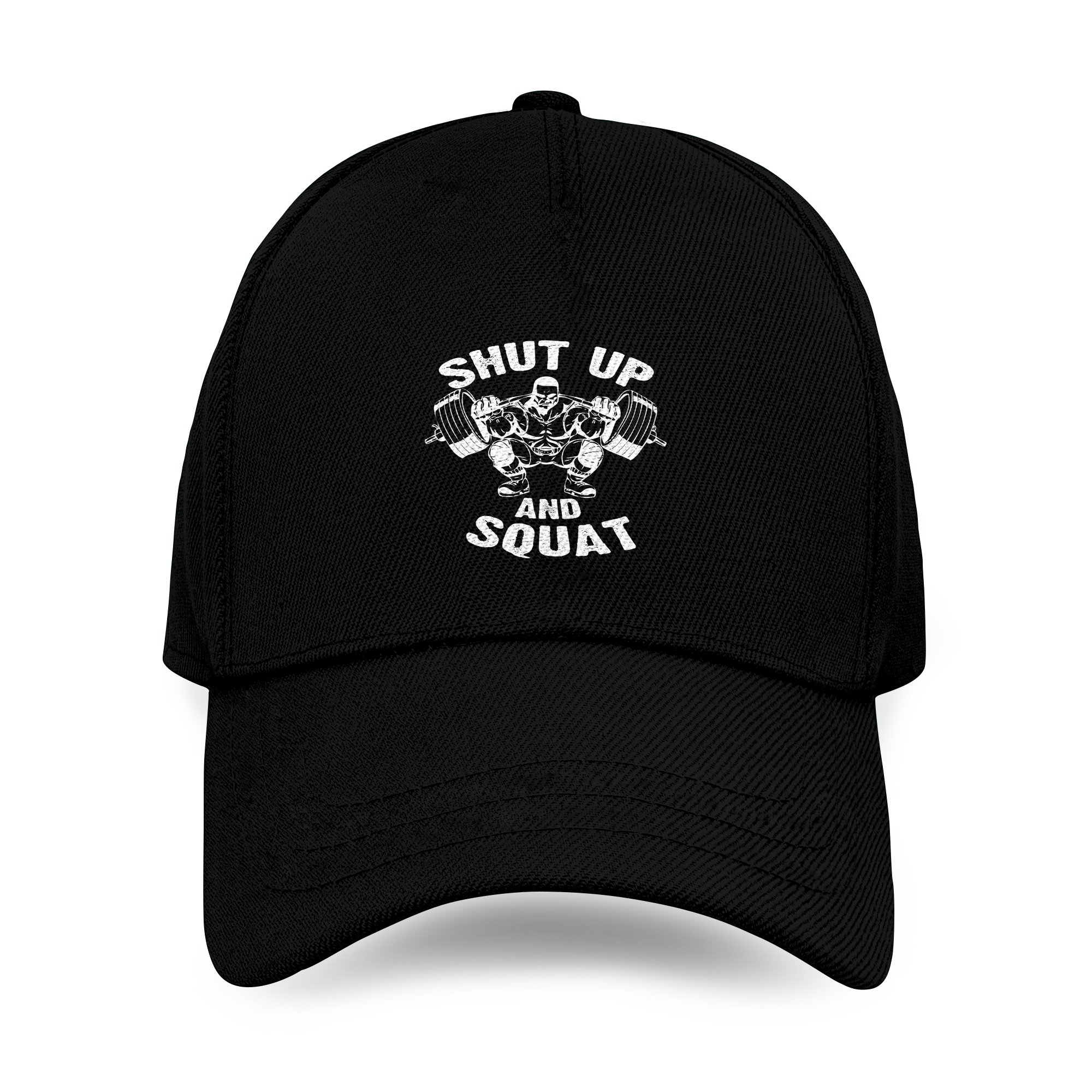 Shut Up And Squat Workout Gym Baseball Cap