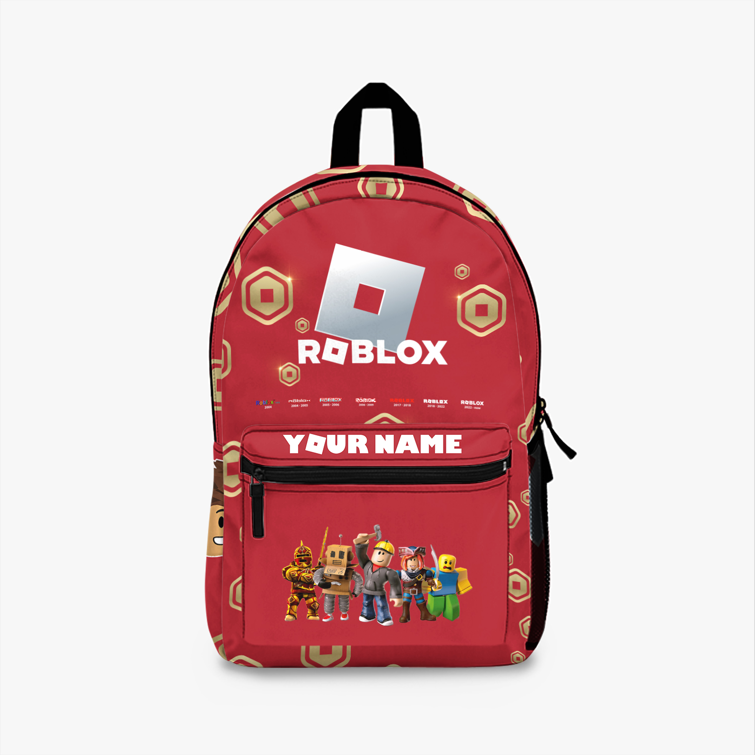 Personalized Roblox Robux Backpack Your Name - Nickname, Versatile Safe, Comfortable for School