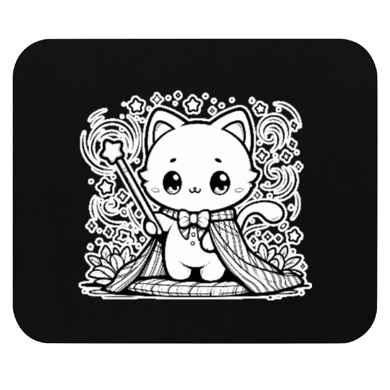 A magical kitty Mouse Pads
