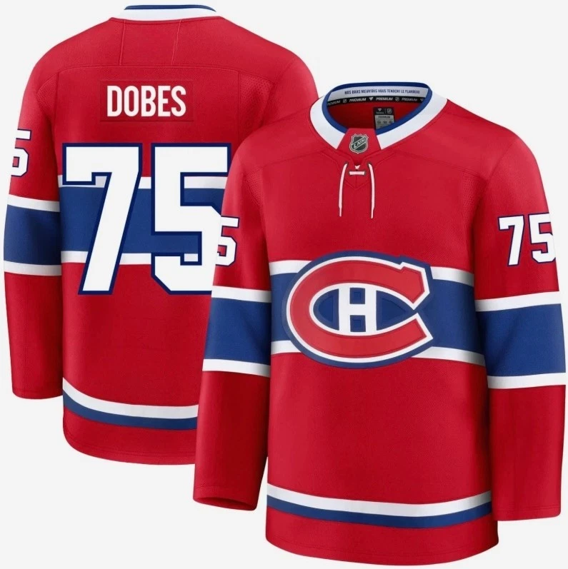 Jakub Dobes Montreal Canadiens Premium Home Jersey - NWT - Multiple Sizes