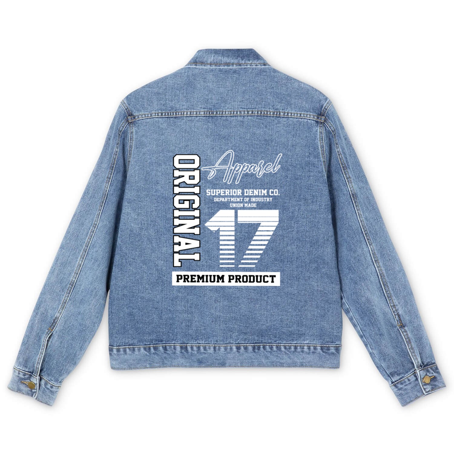 2017 Vintage Birthday Vintage Gift Retro Men's Denim Jackets