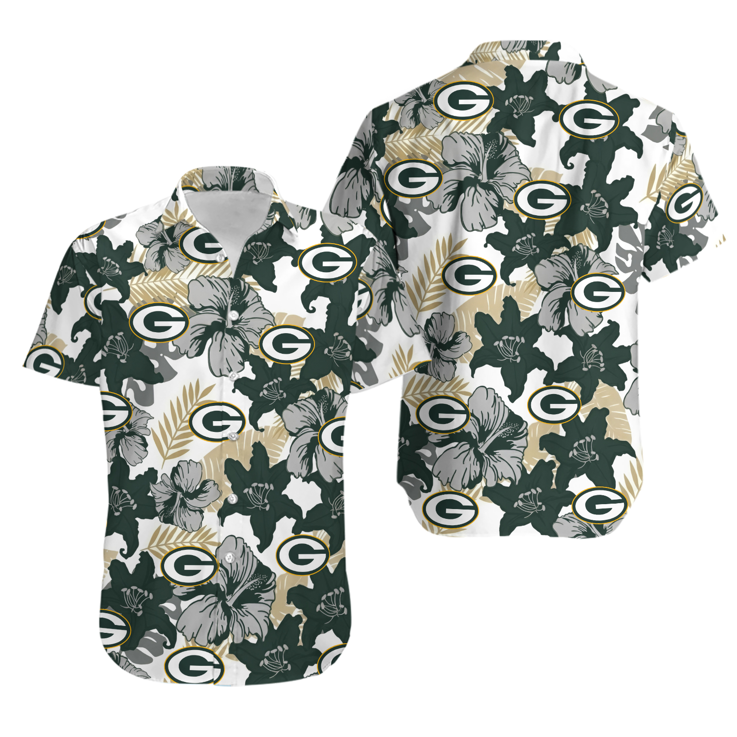Green Bay Football Team Packerss Hawaiian Shirt