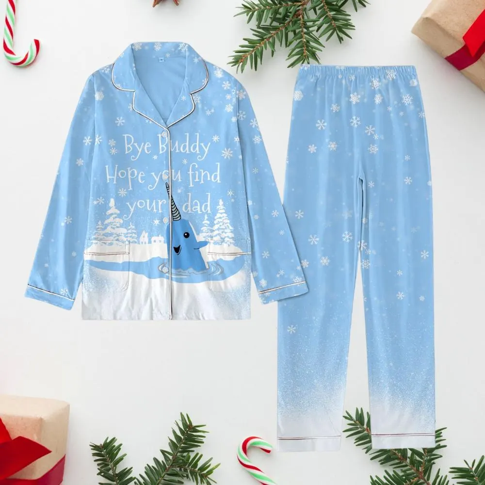 Buddy The ELF Christmas Pajamas Set, Bye Buddy Hope You Find Your Dad Shirt, Funny Elf Midnight Shirt, Christmas Party Shirt