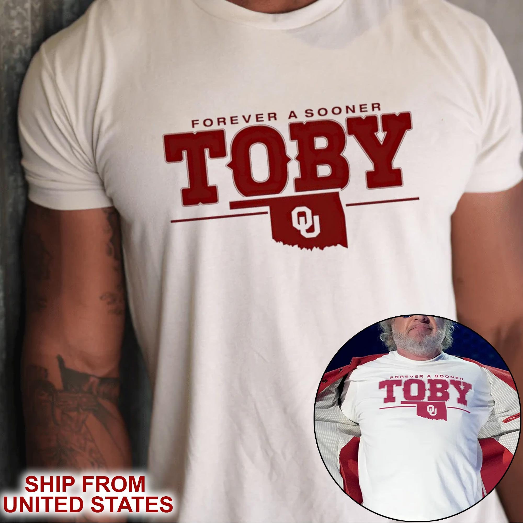 Unisex Forever A Sooner T0byy Gildan Shirt
