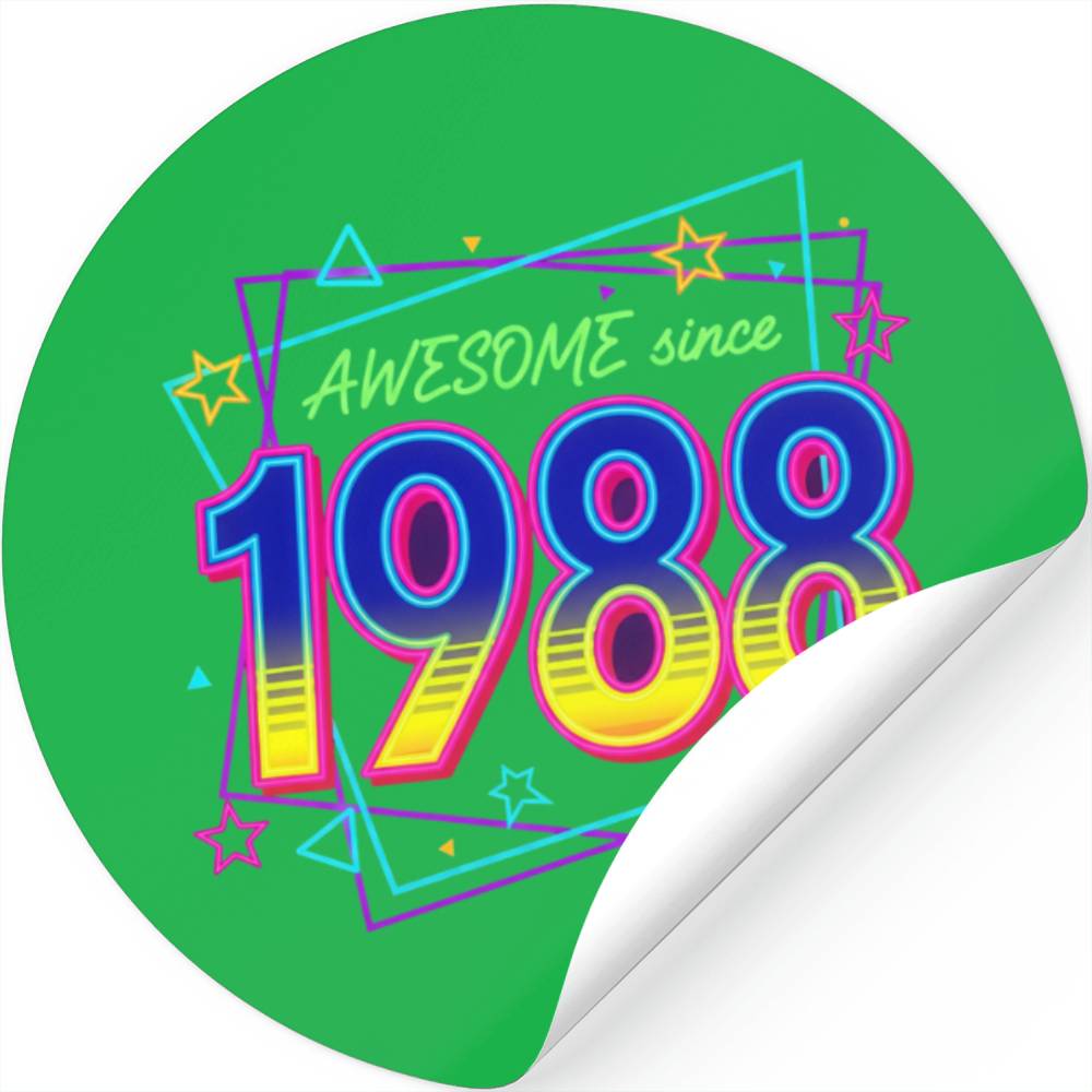 Awesome since 1988 Stickers