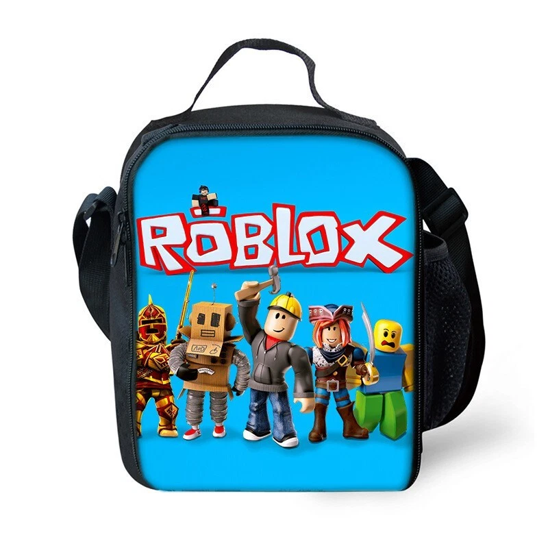 Roblox Kids Lunch Bag, School Picnic Bag