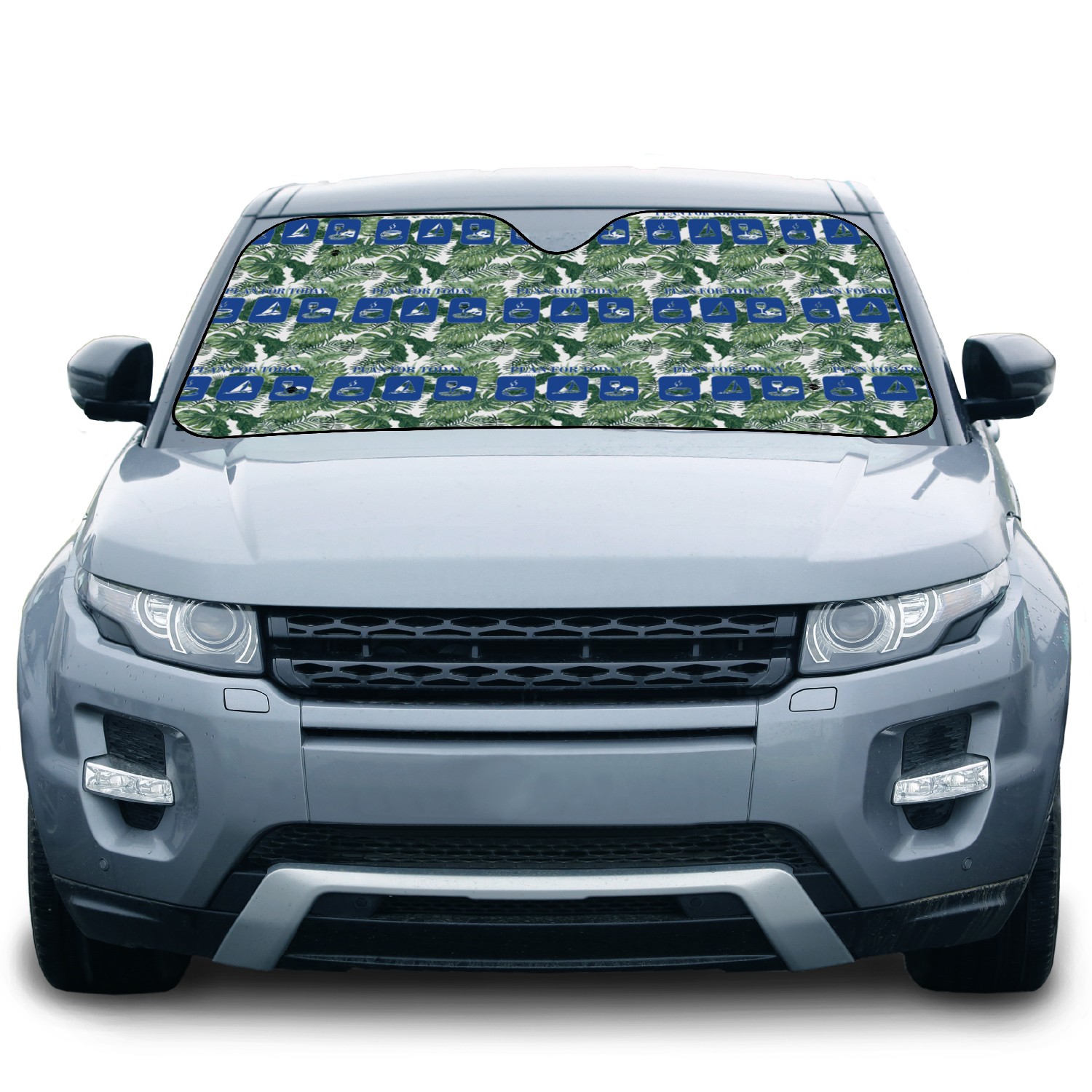 Sail Logo Wine Blue Car Sun Shades