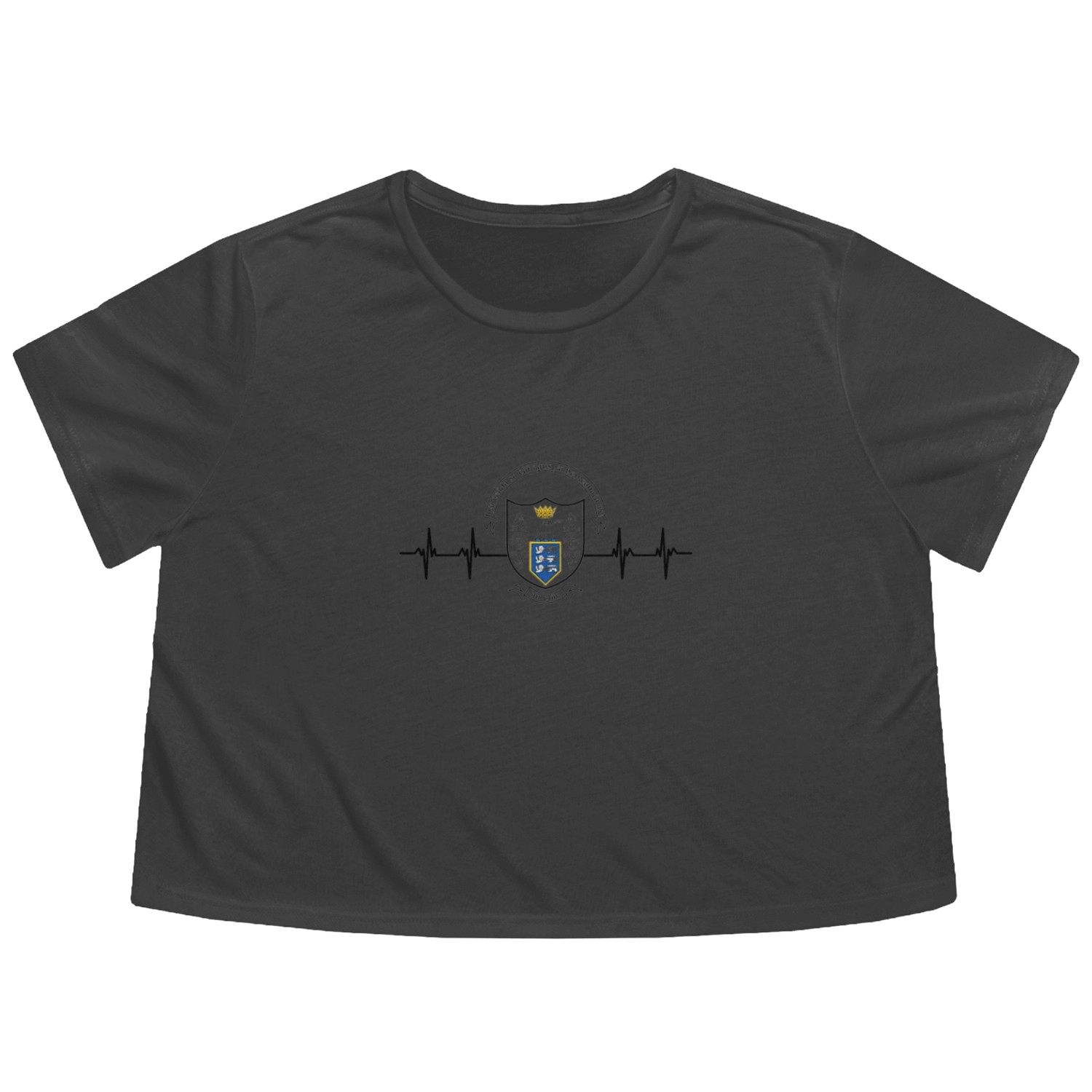 Irish Ireland Flag Flowy Cropped Tees