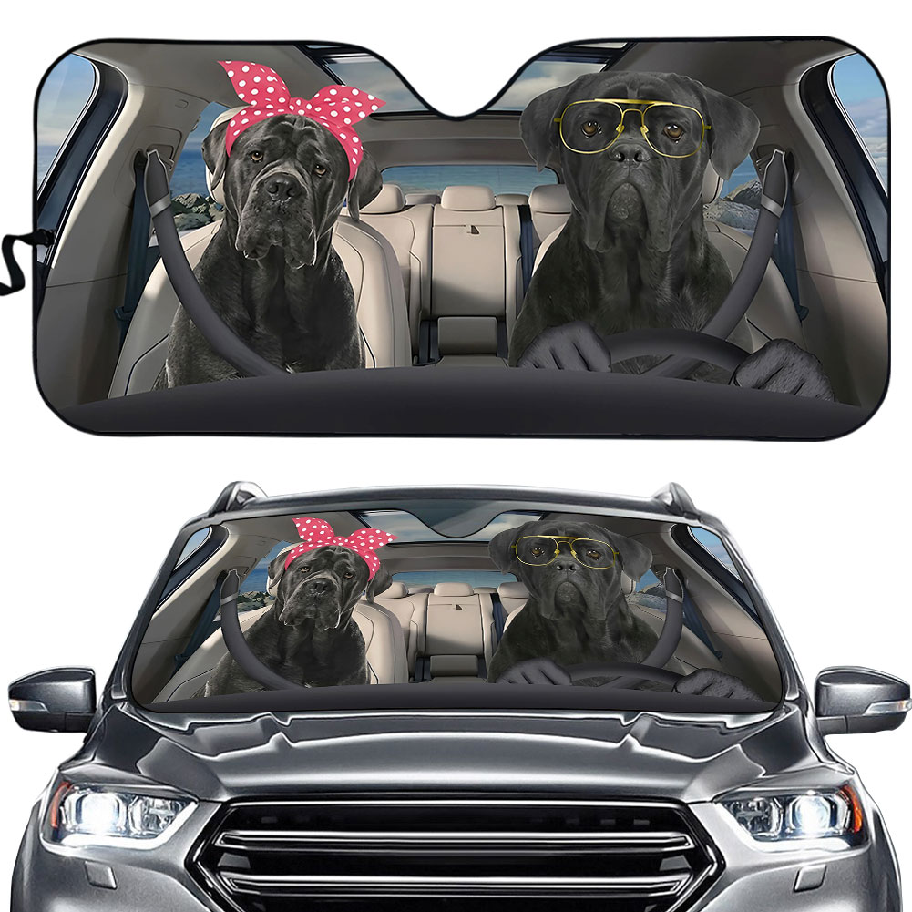 Cane Corso Car Sun Shade, Cane Corso Gift, Cane Corso Car Sun Protector, Dog Car Decoration, Car Shades For Windshield, Dog Lover Gift