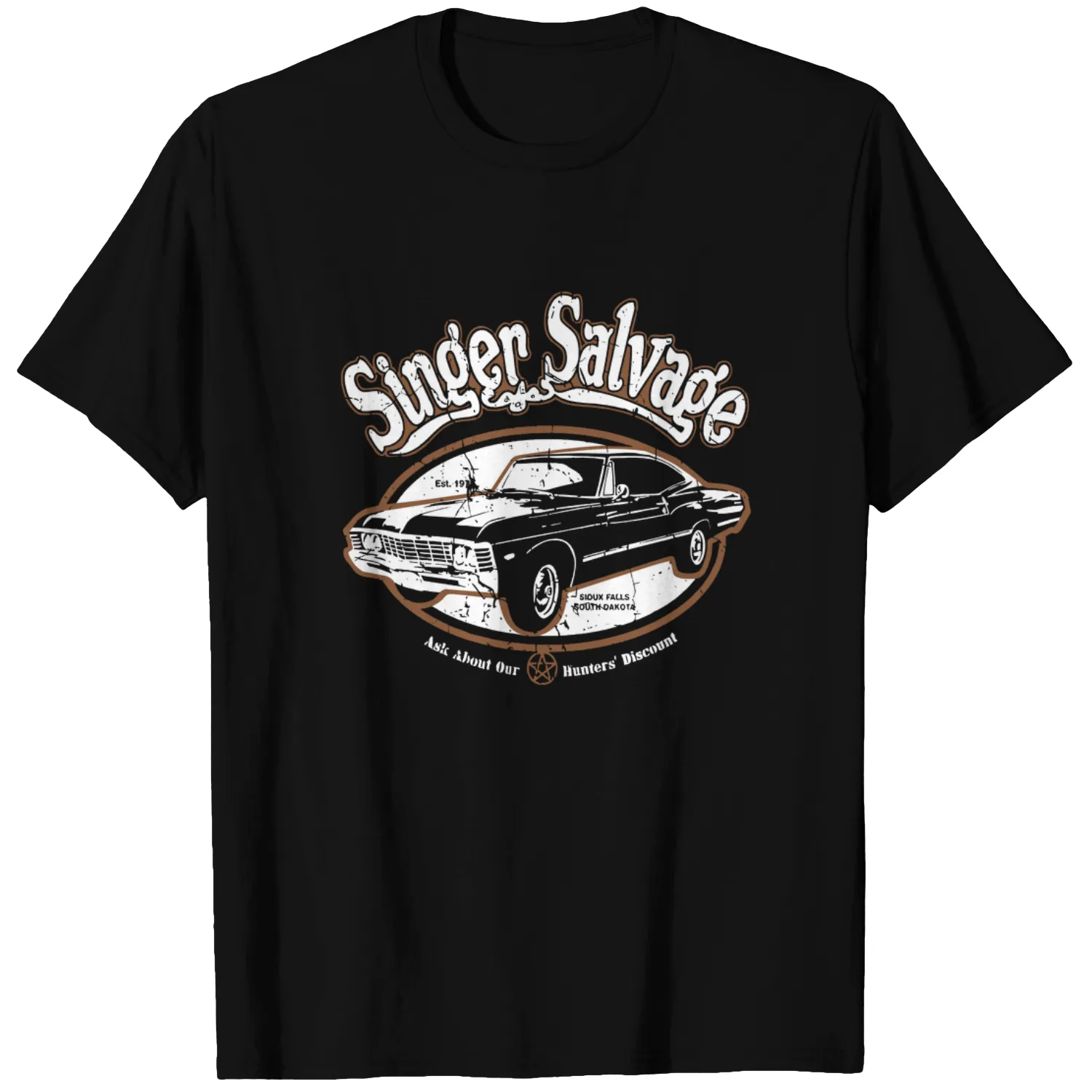 Vintage Supernatural Singer Salvage Shirt - Dean Winchester Shirt,Dean Winchester Tshirt,Sam Winchester Shirt,Winchester Brothers Shirt