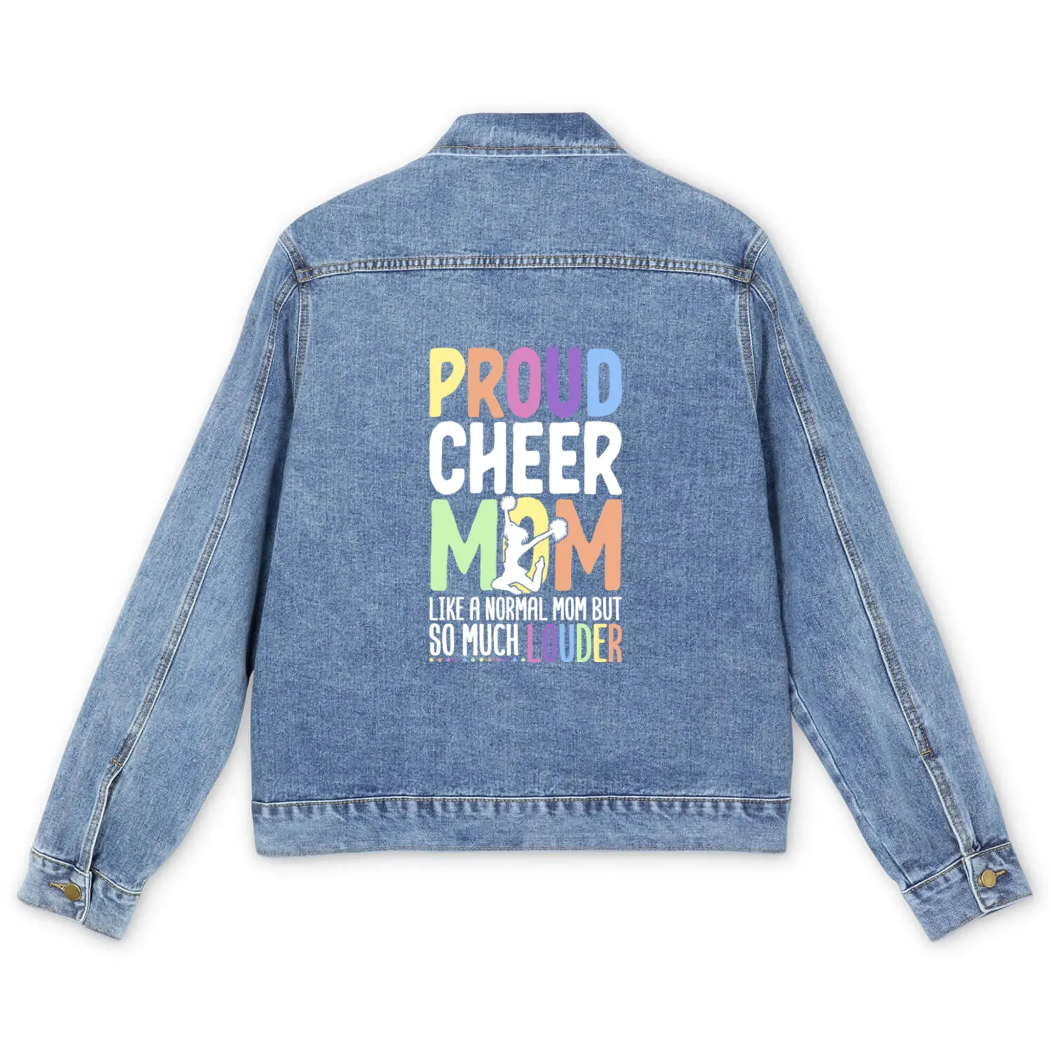 Cheerleading Cheerleader Men's Denim Jackets