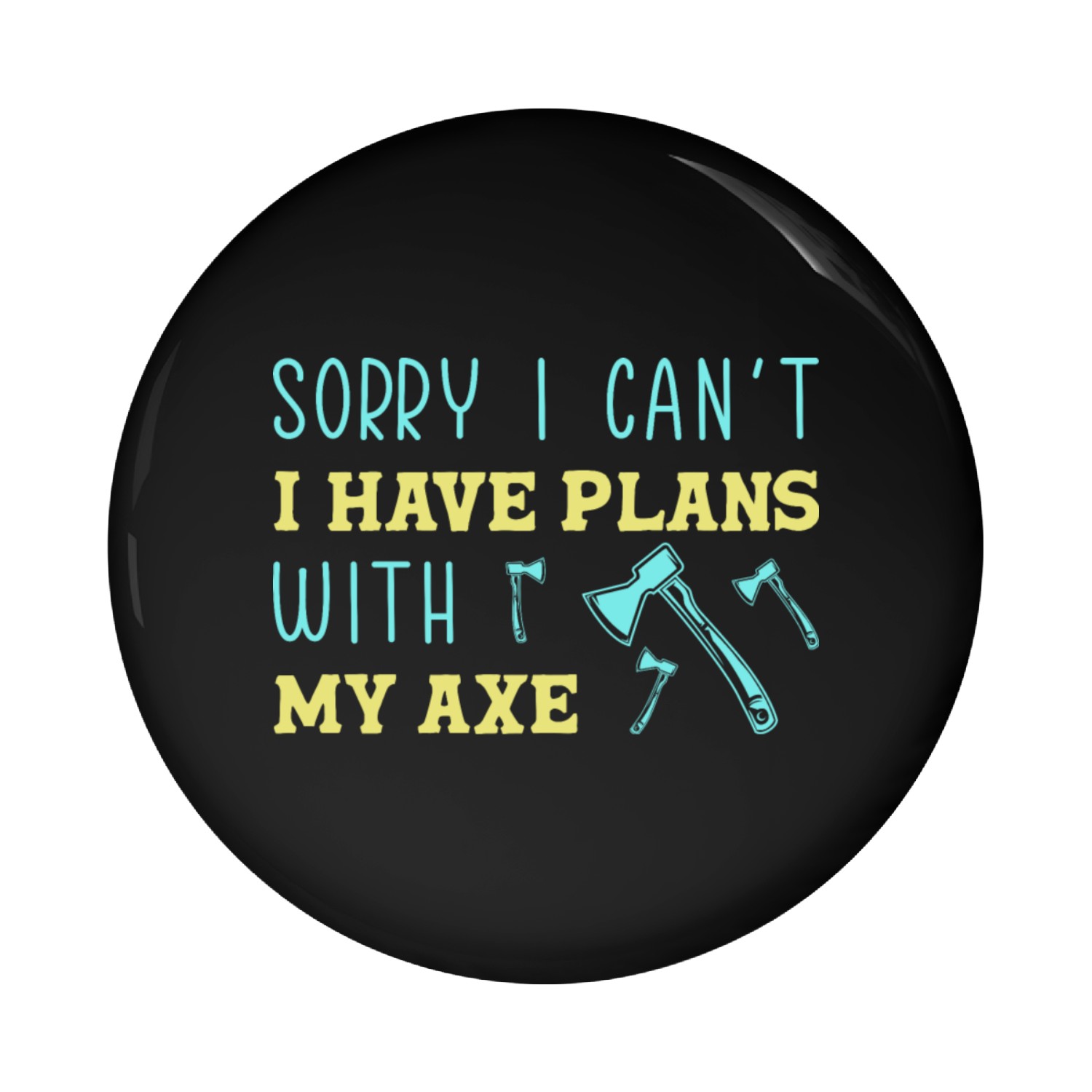 Axe Throwing Pin Buttons