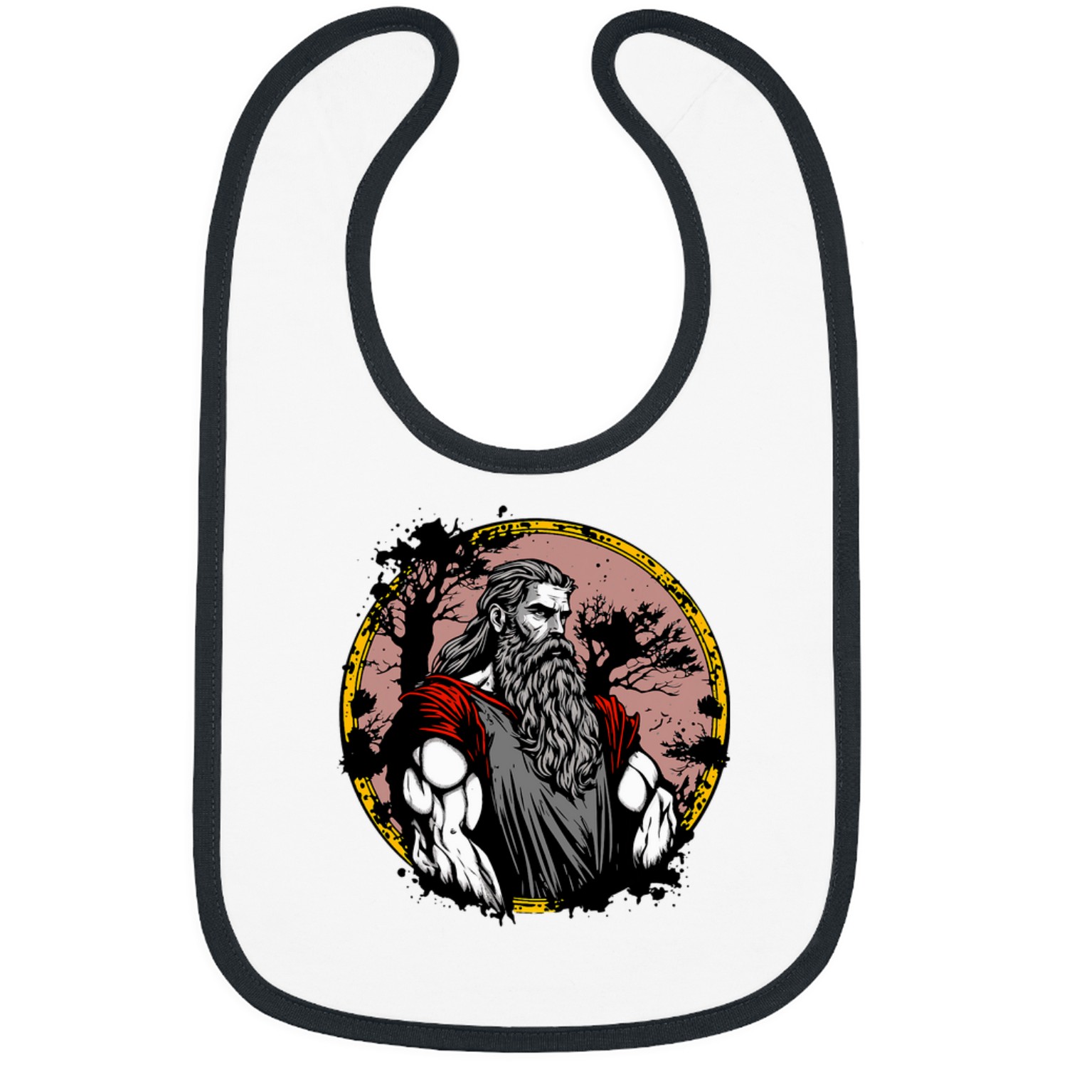 Bragi Norse Deity Viking Mythology God of Poetry Bibs