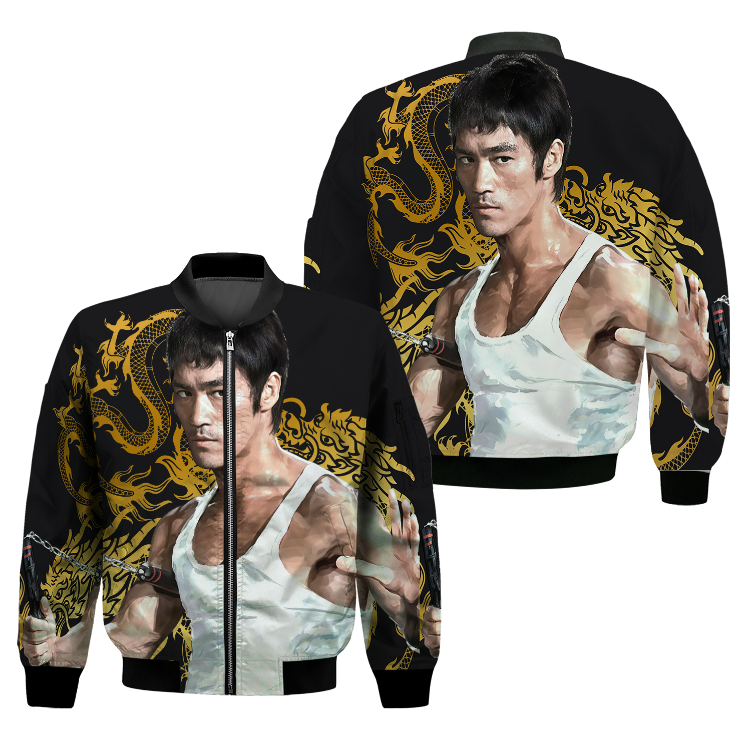 Bruce Lee Dragon Bomber Jacket