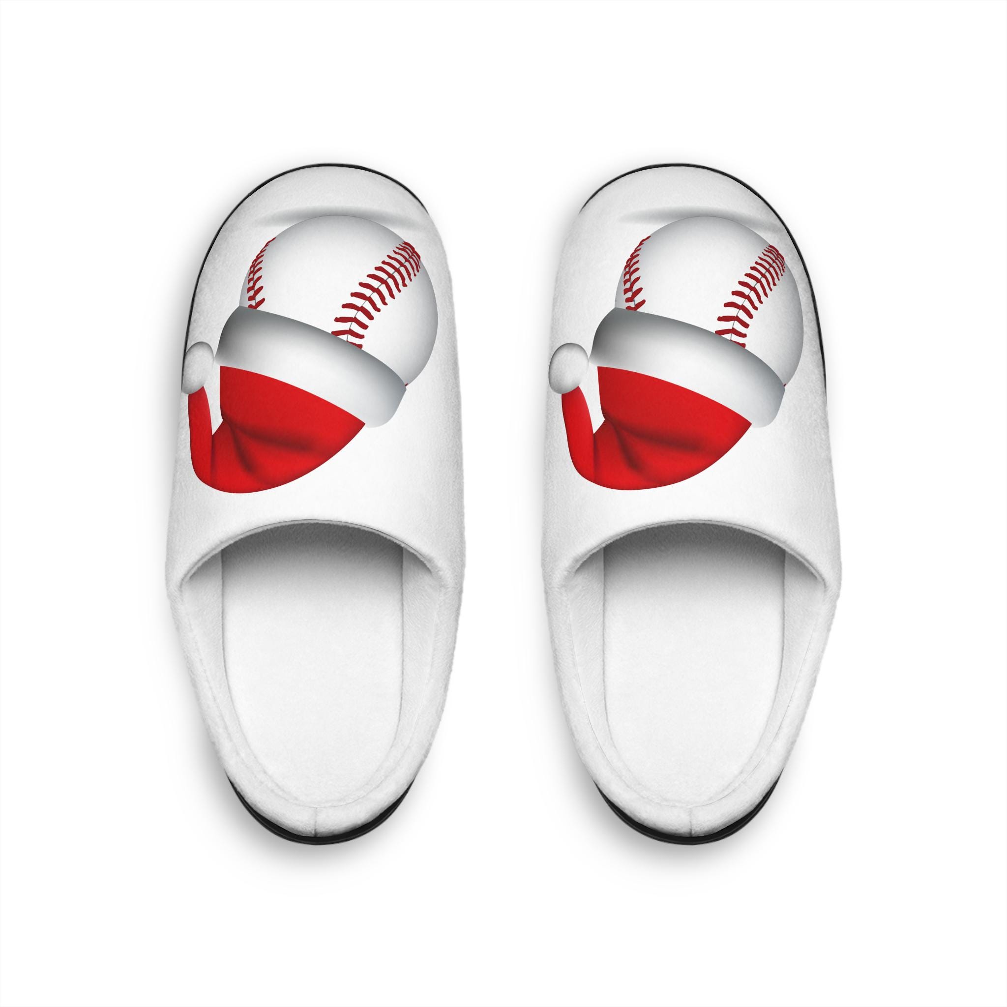 Baseball Christmas Women's Indoor Slippers, christmas slippers, slippers, Sports Holiday