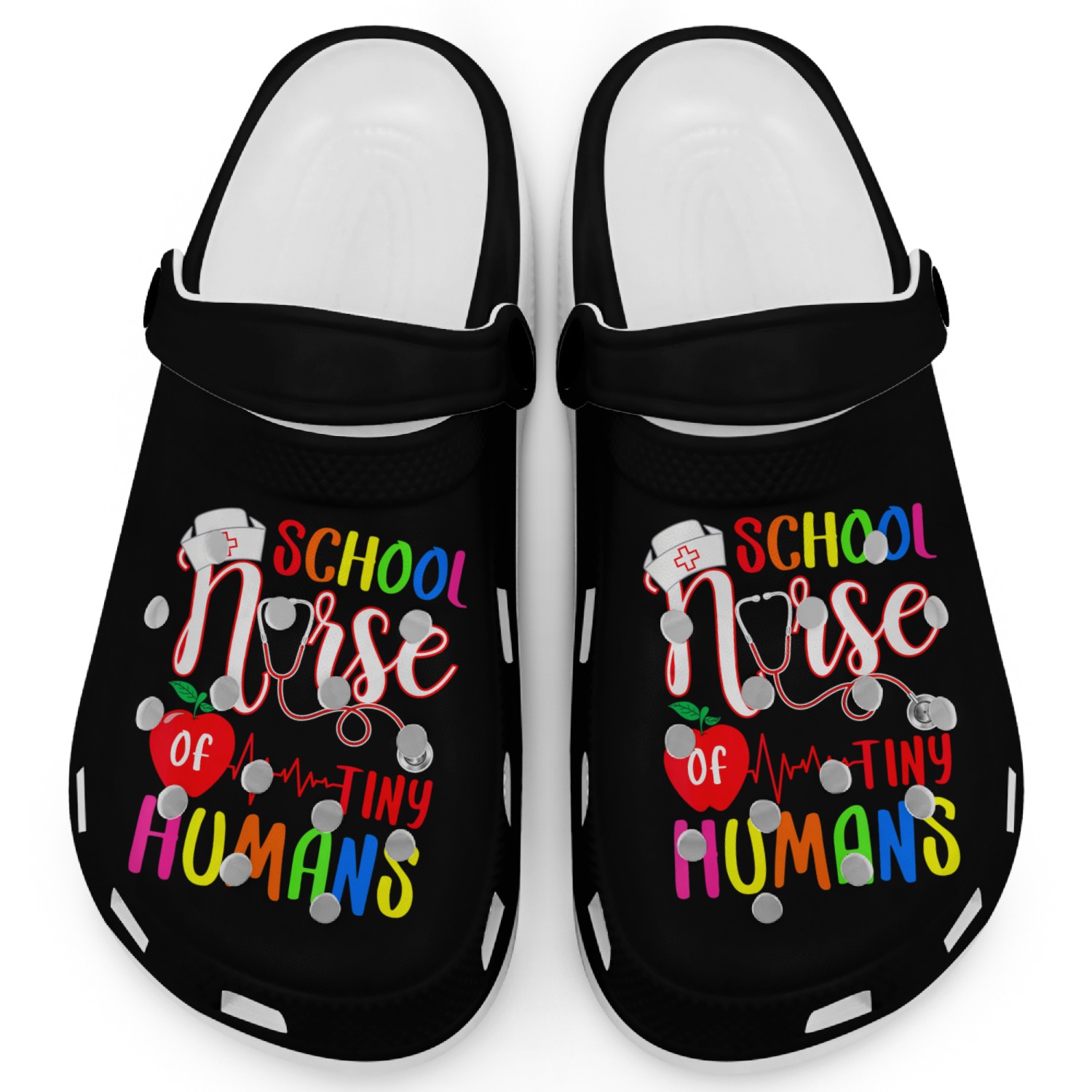 School Nurse Of Tiny Humans Nurse Back To School Clogs