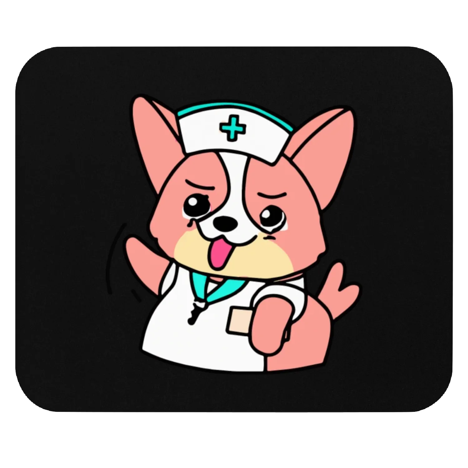 Corgi Nurse Dog Lover Welsh Mouse Pads