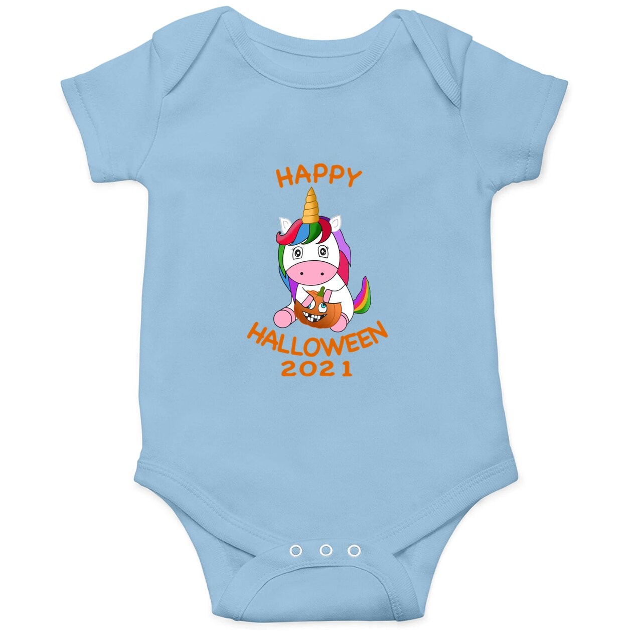 Halloween Unicorn Baby Bodysuit