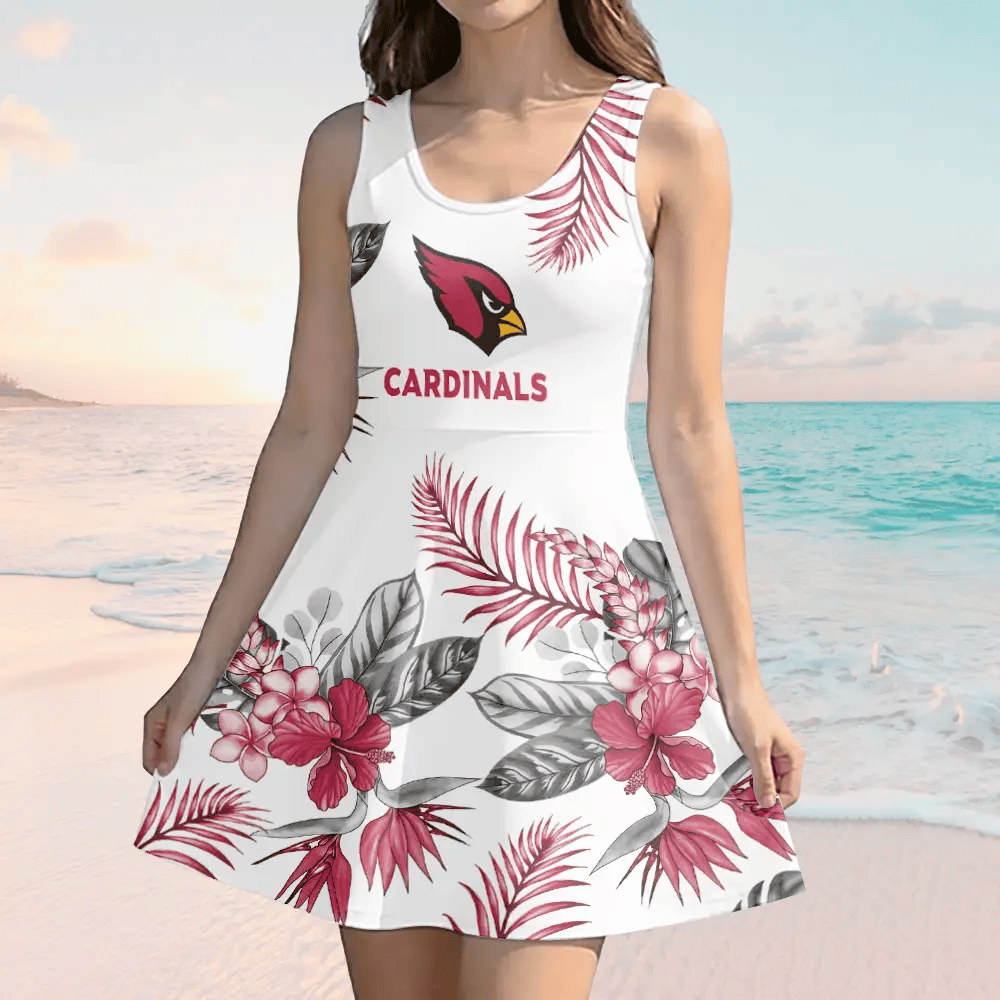 Arizonna Cardinals Women Girl Skater Dress