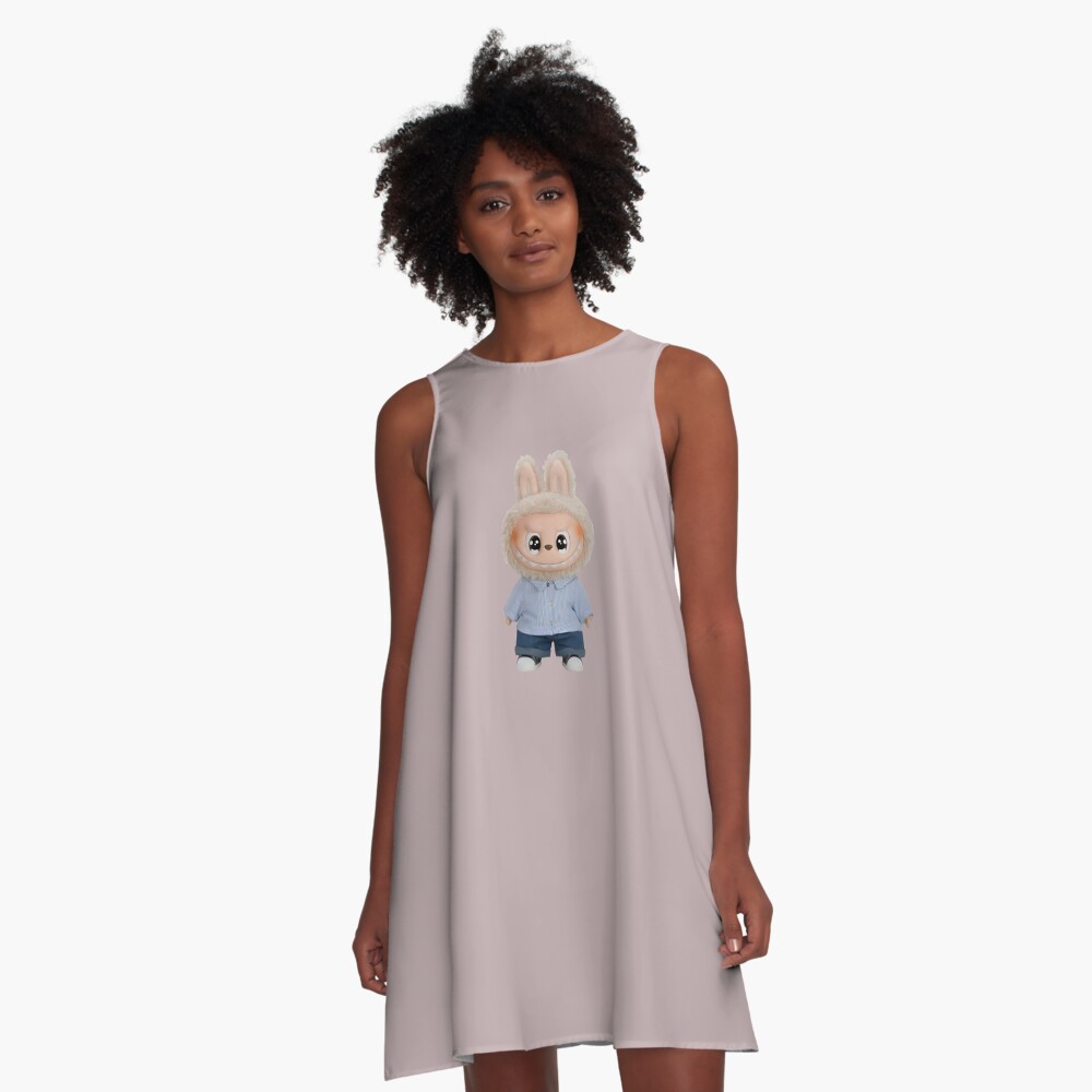 Labubu A-Line Dress, Gift for Her