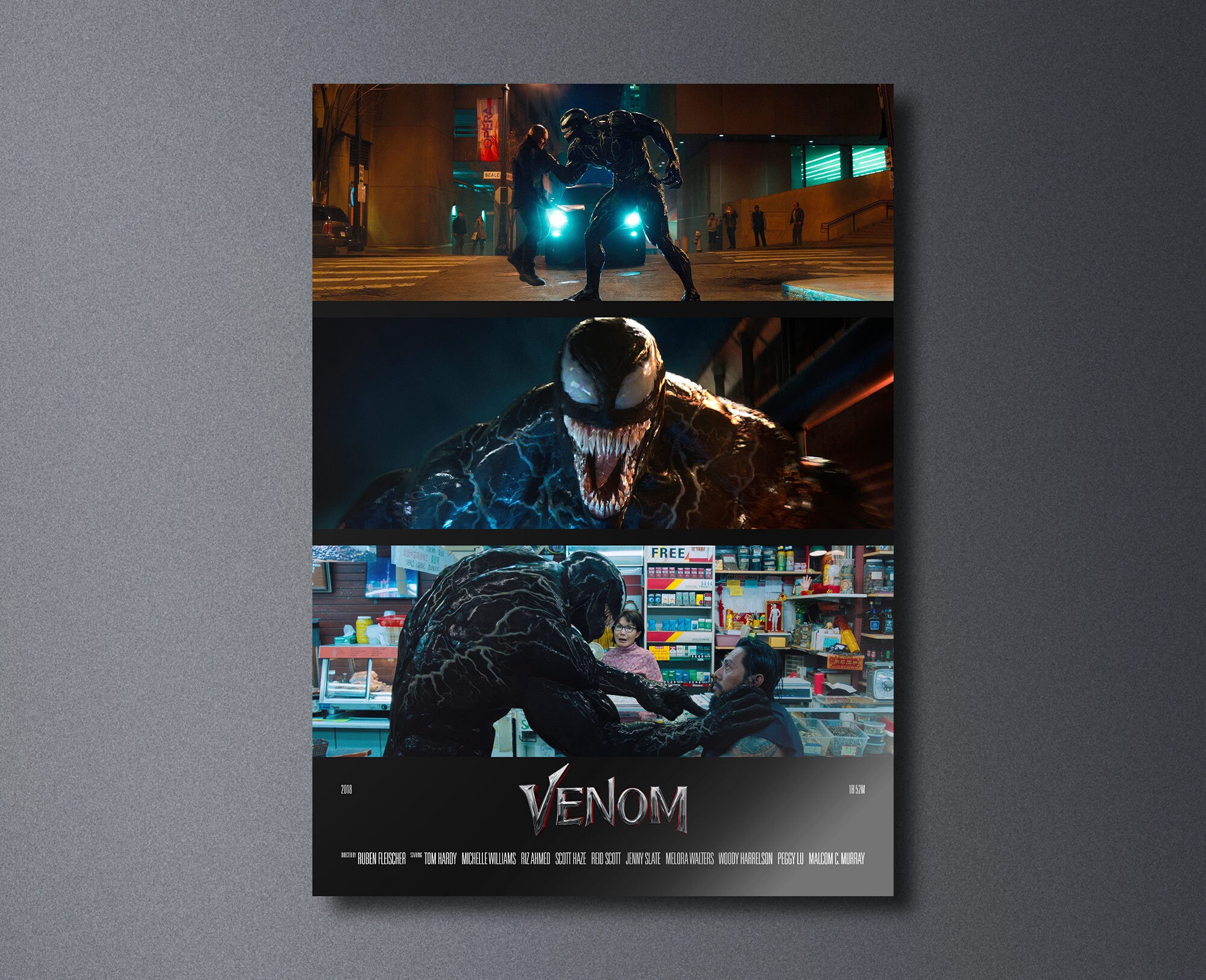 Venom - Movie Poster Print | Minimalist Movie Poster | Wall art