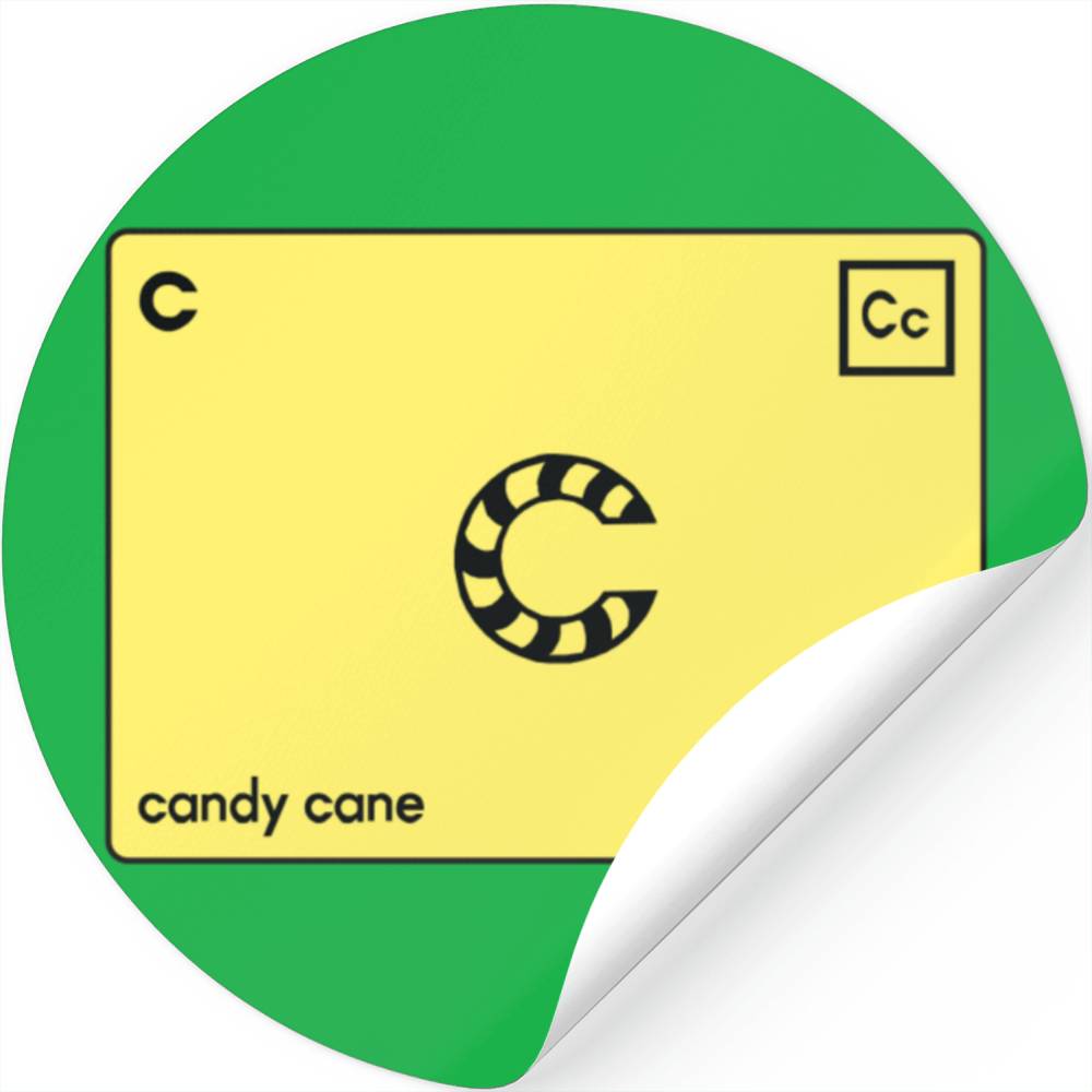SenseAble Candy Cane Spreadshirt Stickers