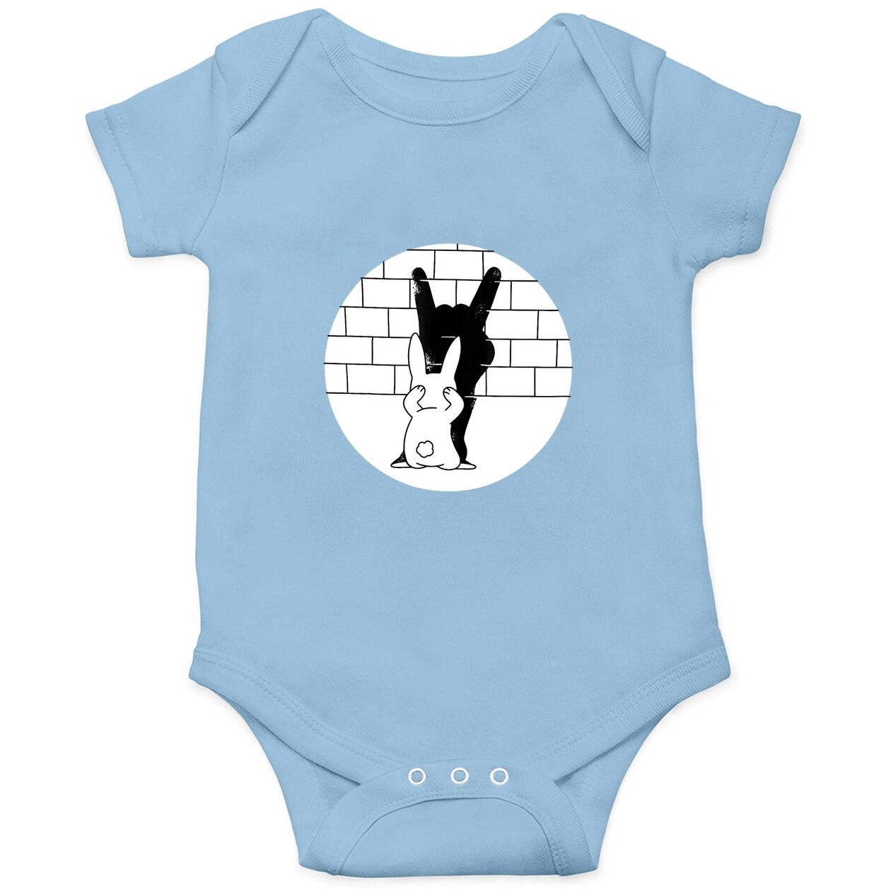 Rabbit Bunny Animal Shadow Puppet Baby Bodysuit
