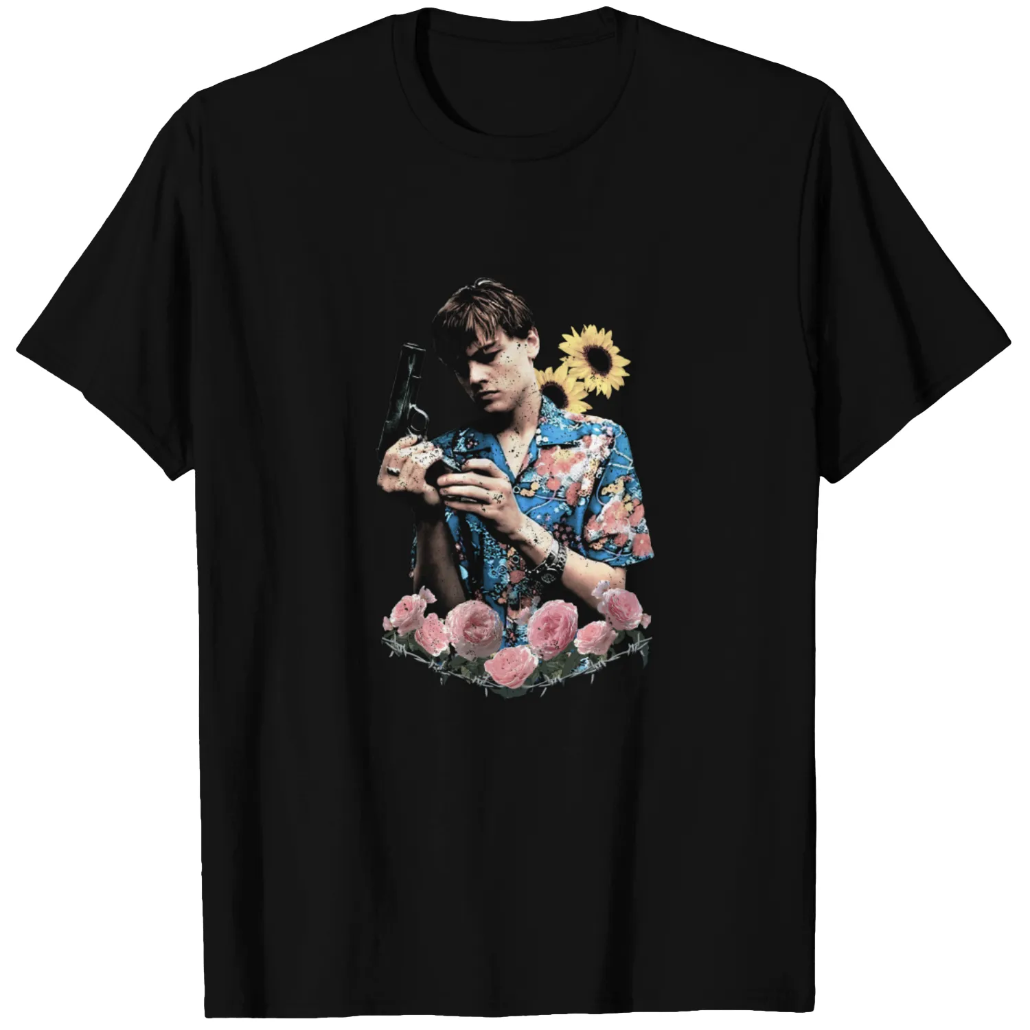 Vintage Wash Leonardo Dicaprio T-Shirt, Vintage Oversize Young Leonardo DiCaprio Graphic Tee Shirt, Romeo & Juliet Vintage 90s Movie Shirt