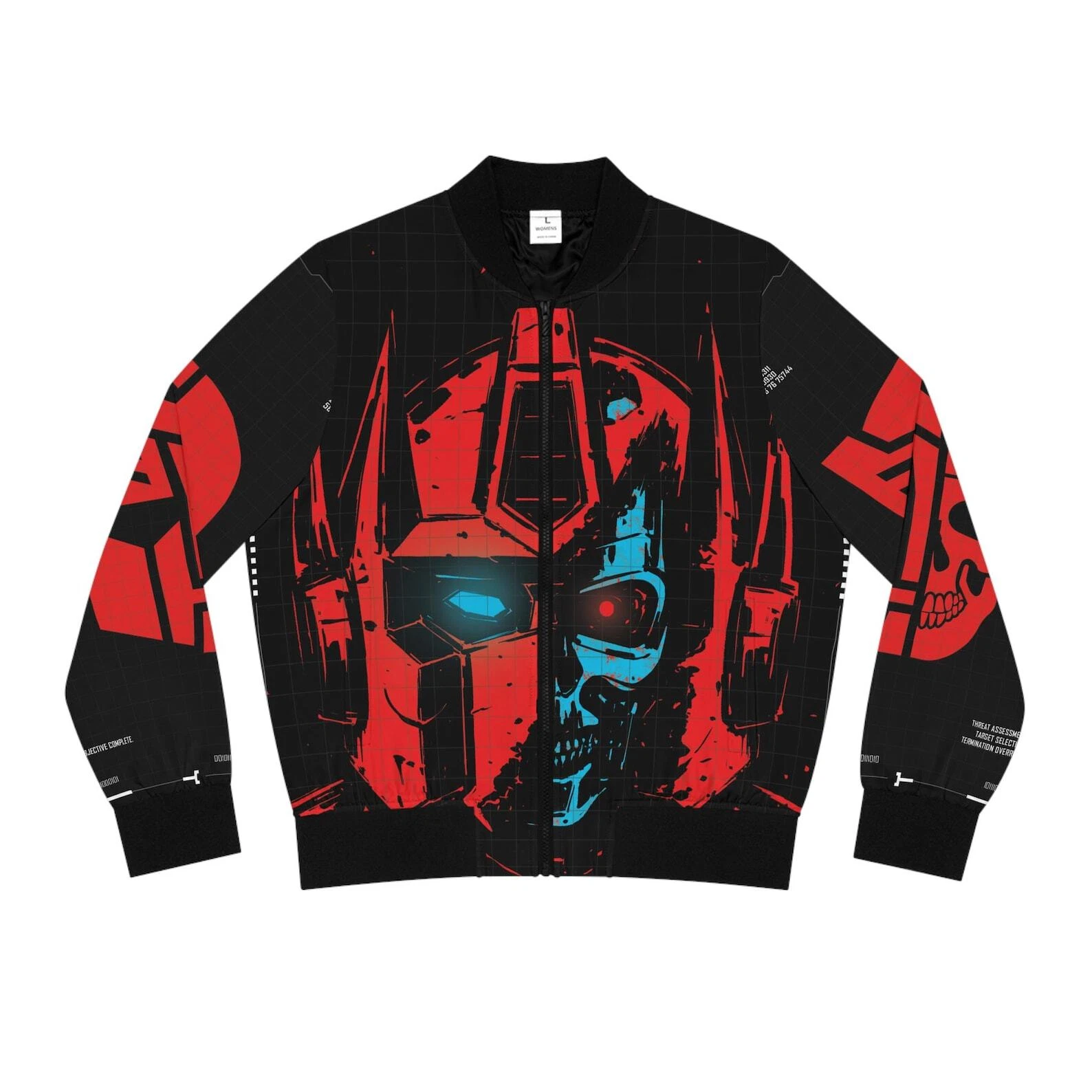 Transformers Terminator Optimus Prime Autobots Cartoon Fan Gift Bomber Jacket