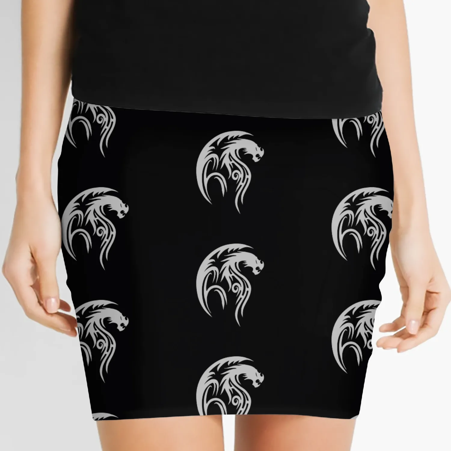 Tribal Dragon Women's Mini Skirts