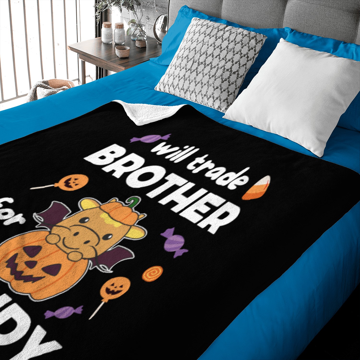 Dragon Halloween Trade Brother For Candy Baby Blankets