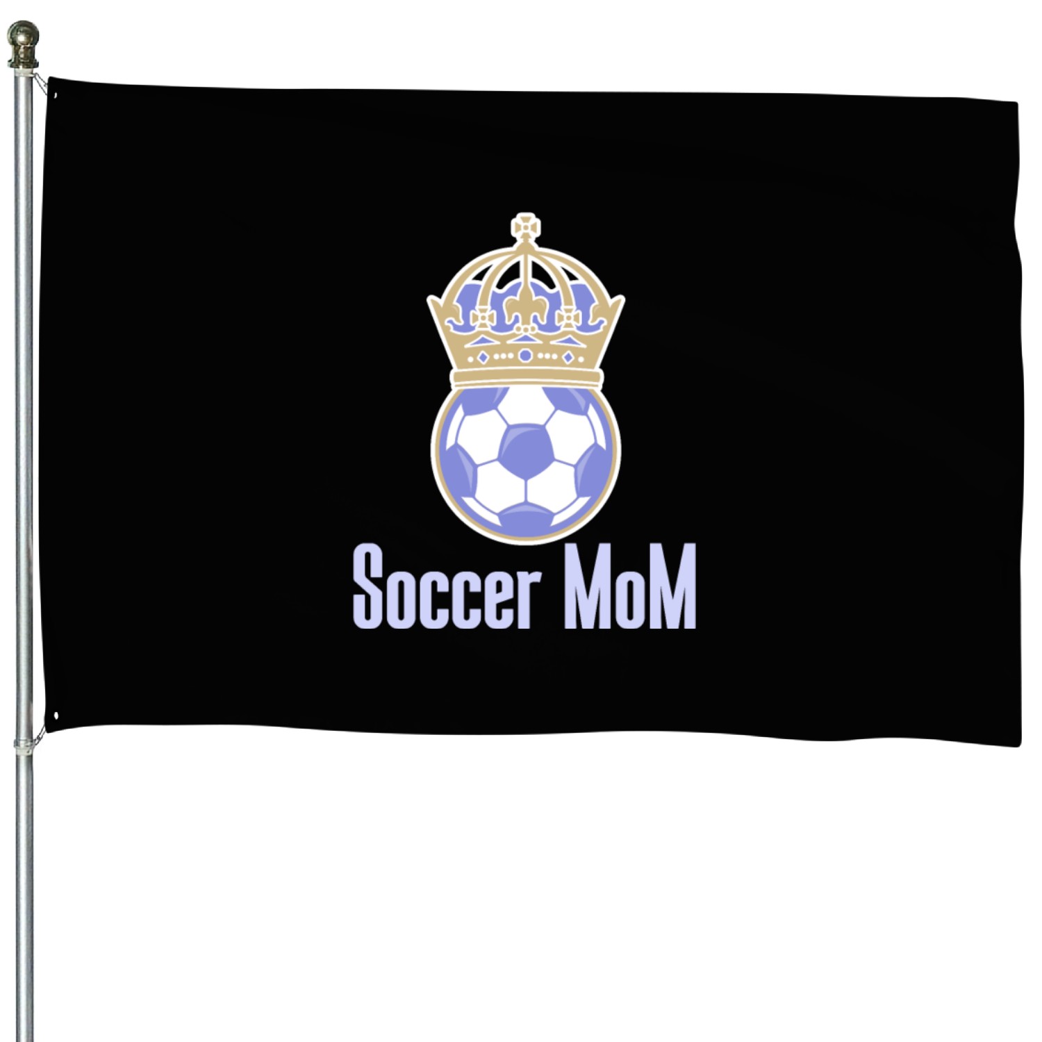 Regal Soccer Crown Emblem House Flags